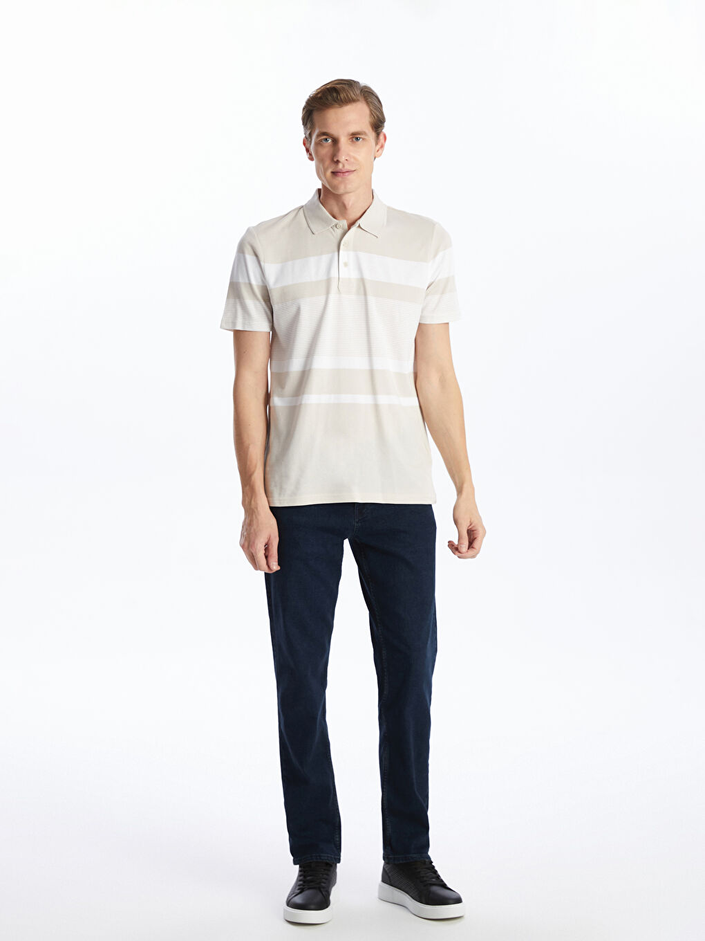 Prugasta polo majica kratkog rukava -S52874Z8-LE8