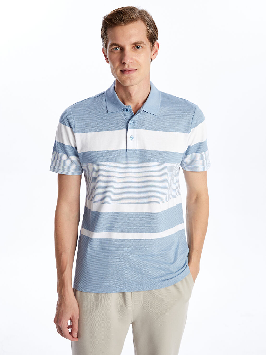 Prugasta polo majica kratkog rukava -S52874Z8-LEN