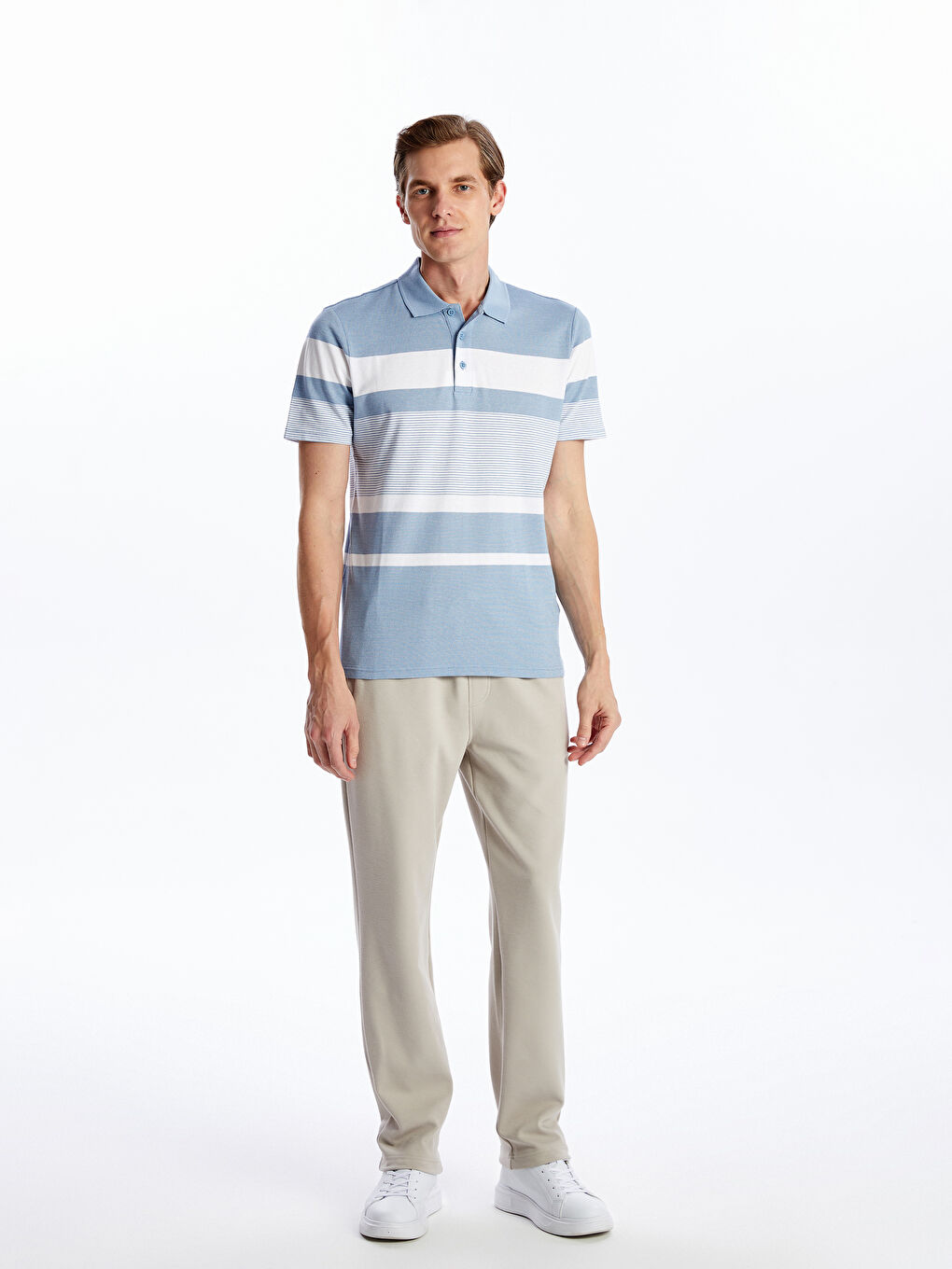 Prugasta polo majica kratkog rukava -S52874Z8-LEN