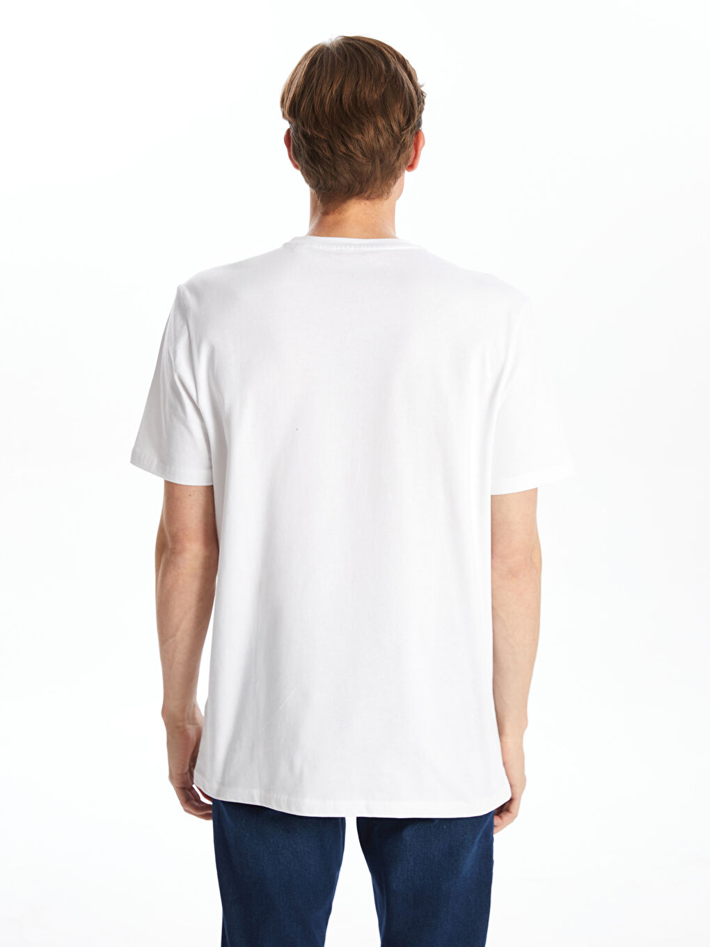 Crew Neck Jersey Men's T-Shirt -S52876Z8-Q6K