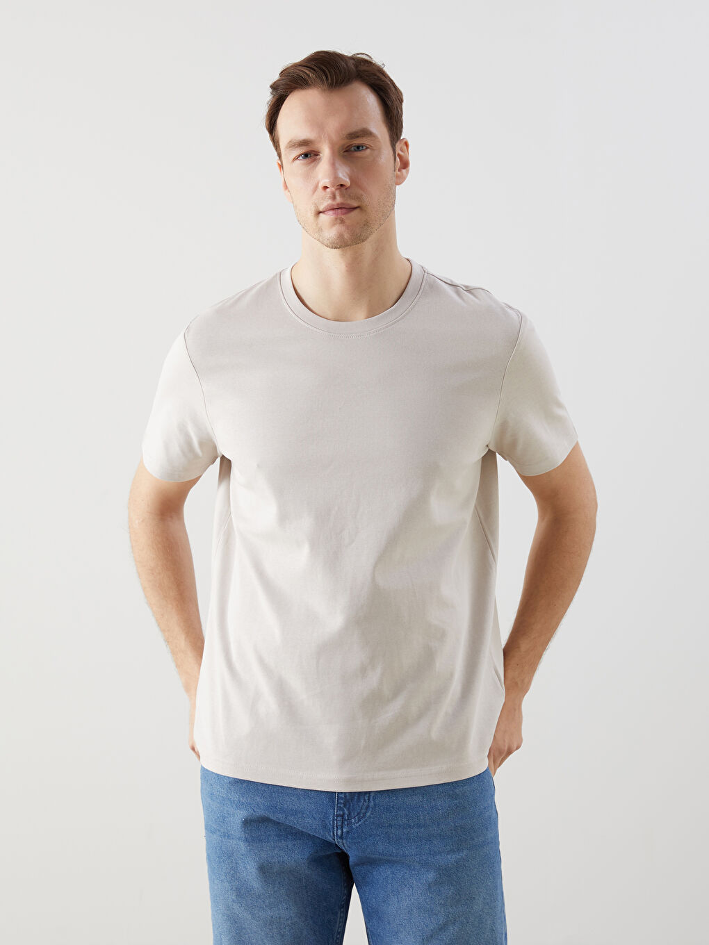 Crew Neck Jersey Men's T-Shirt -S52876Z8-YTP