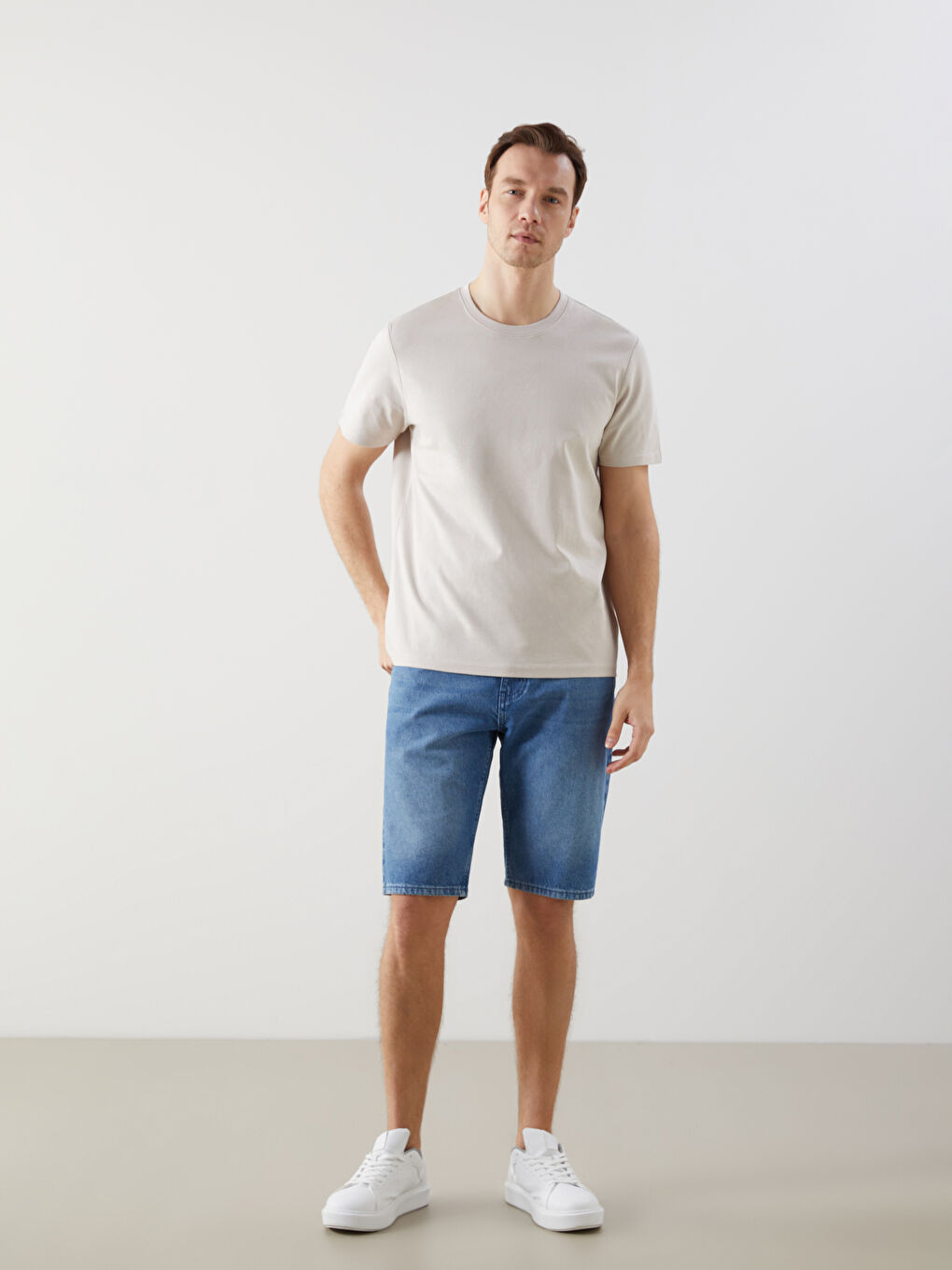 Crew Neck Jersey Men's T-Shirt -S52876Z8-YTP