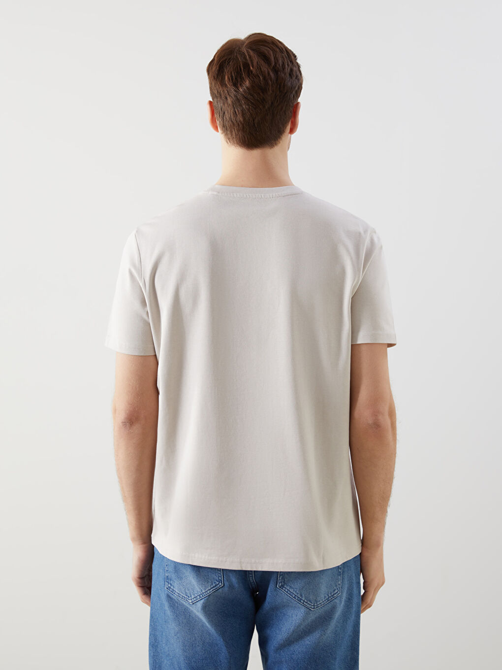 Crew Neck Jersey Men's T-Shirt -S52876Z8-YTP