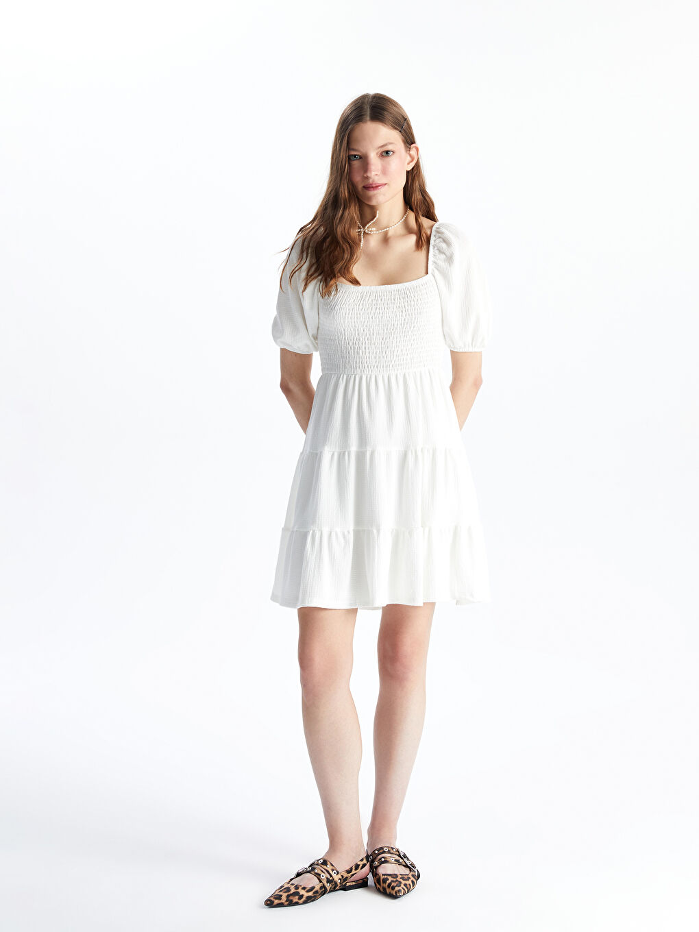 Woman WHITE Dress -S52890Z8-Q6K