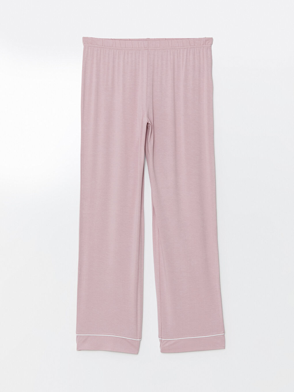 Lila Beli Lastikli Kadın Pijama Alt