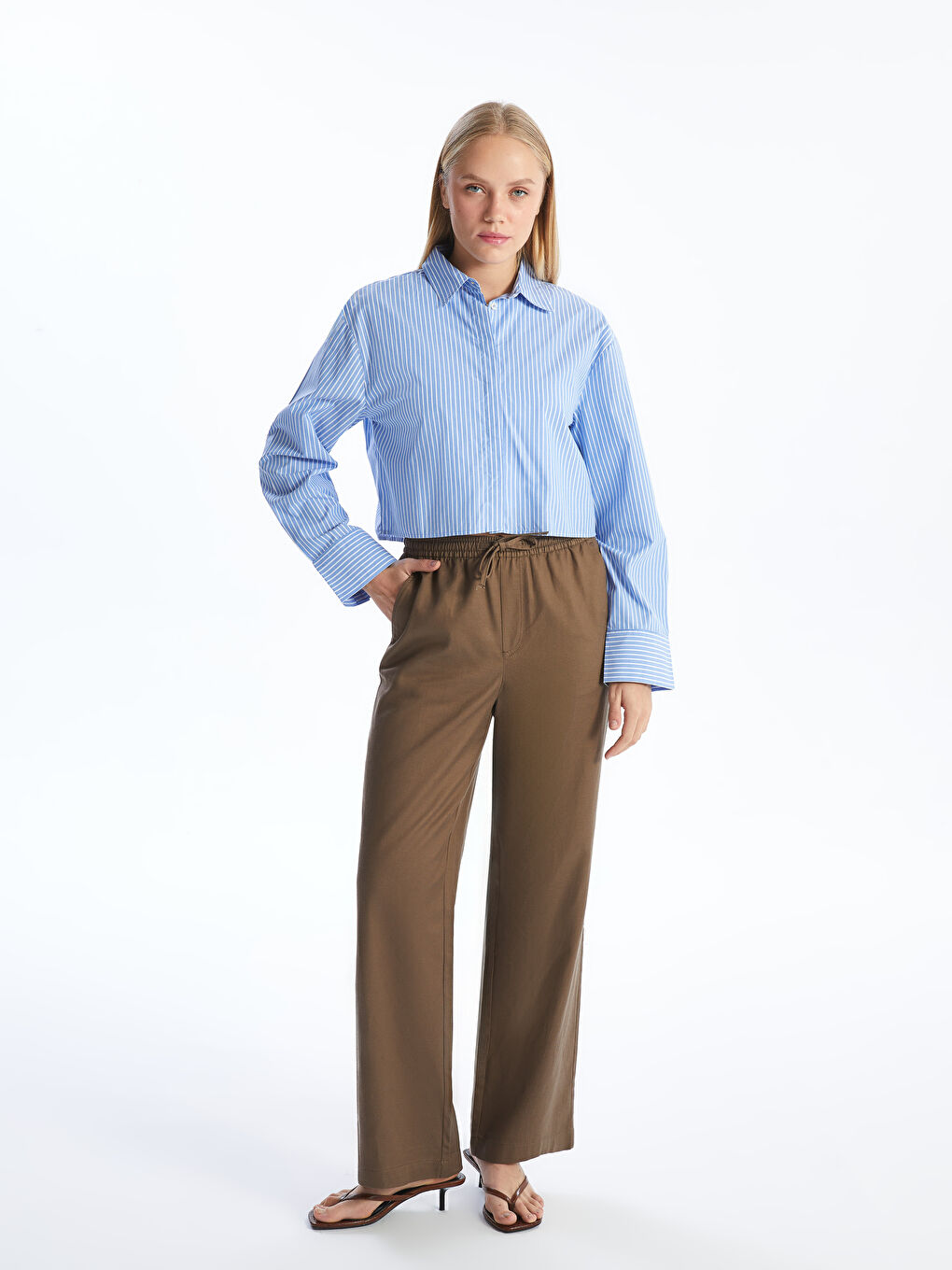 Loose Fit Aerobin Women's Shirt -S53011Z8-LEN