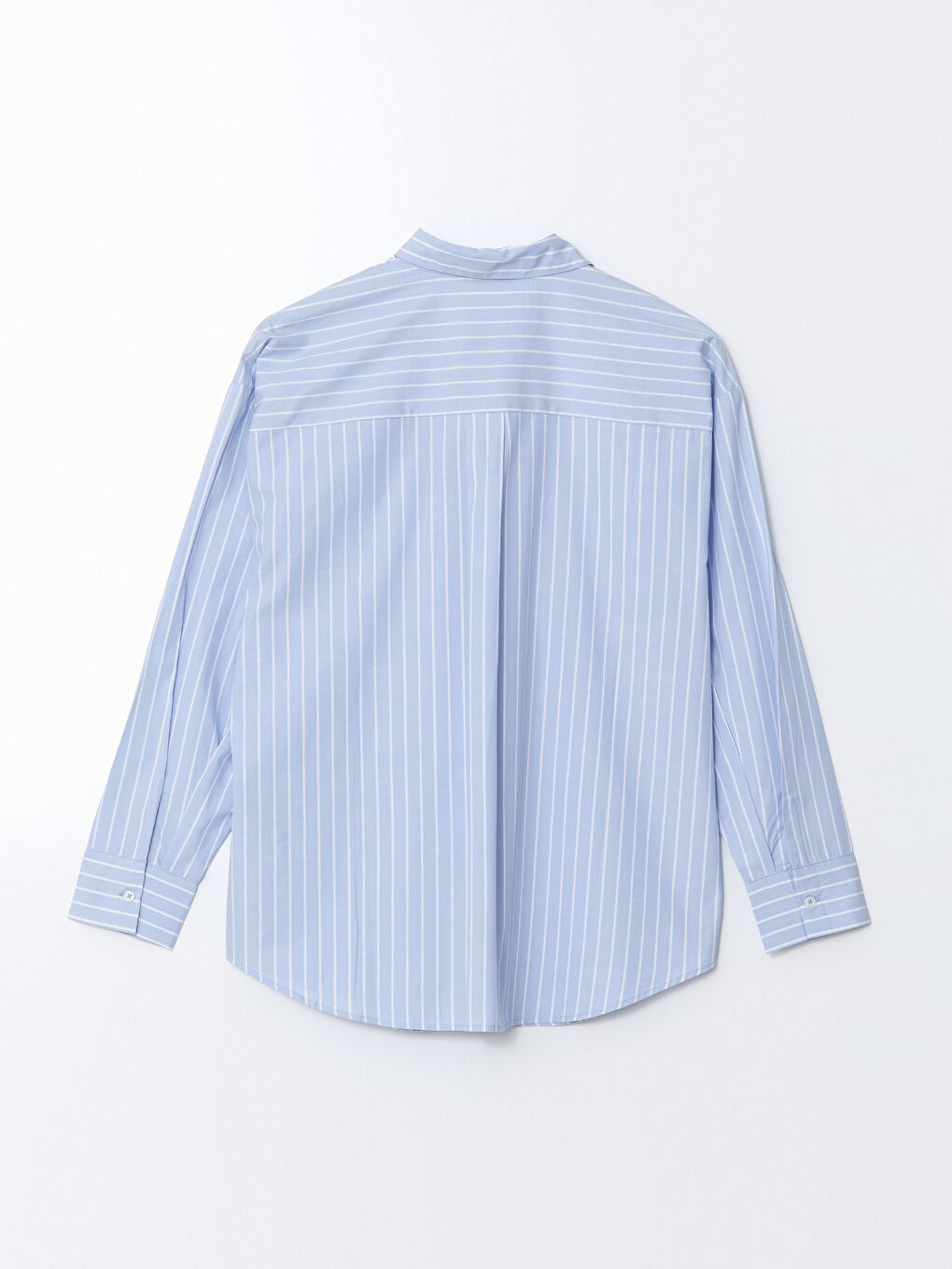 Loose Fit Poplin Women's Shirt -S53013Z8-LEN