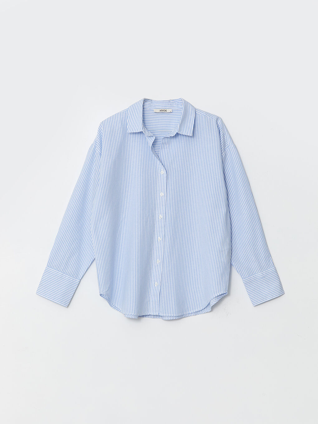 Striped Oversize Women's Shirt -S53014Z8-LEH