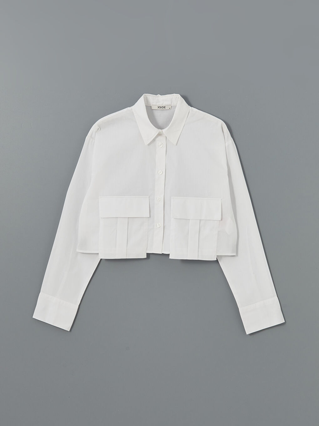 Crop Poplin Women's Shirt -S53015Z8-Q6K