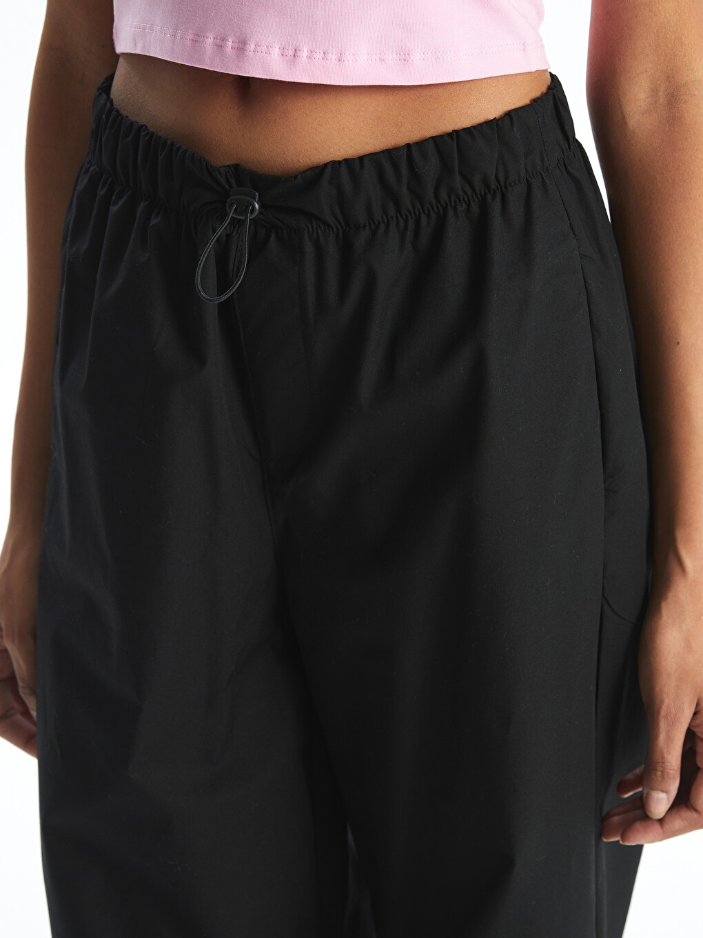Pantaloni Jogger Cu Talie Elastică Pentru Femei-2