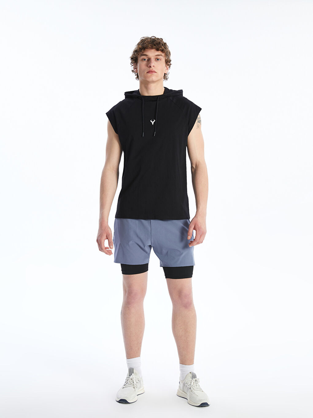 Slim Fit Men's Tights Shorts -S53048Z8-GZE
