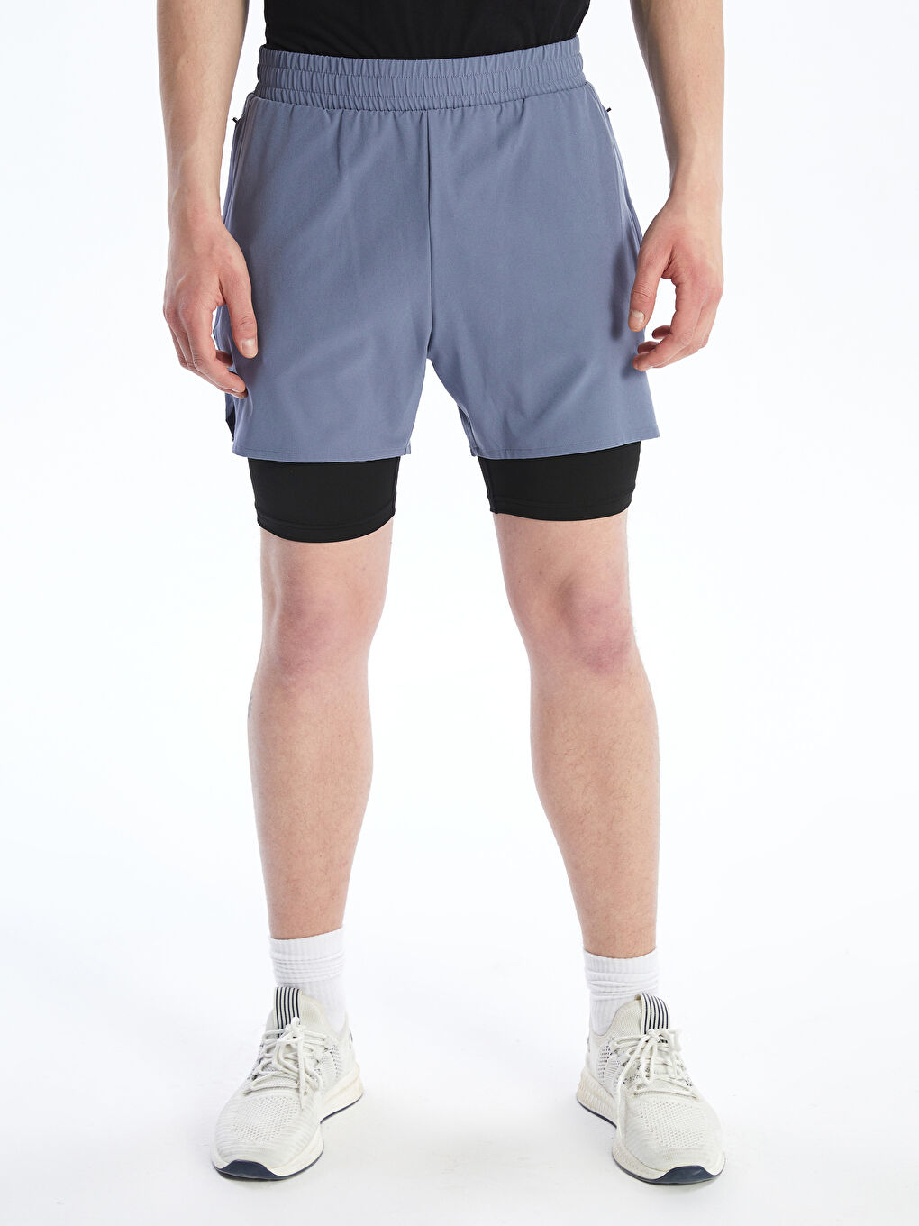 Slim Fit Men's Tights Shorts -S53048Z8-GZE