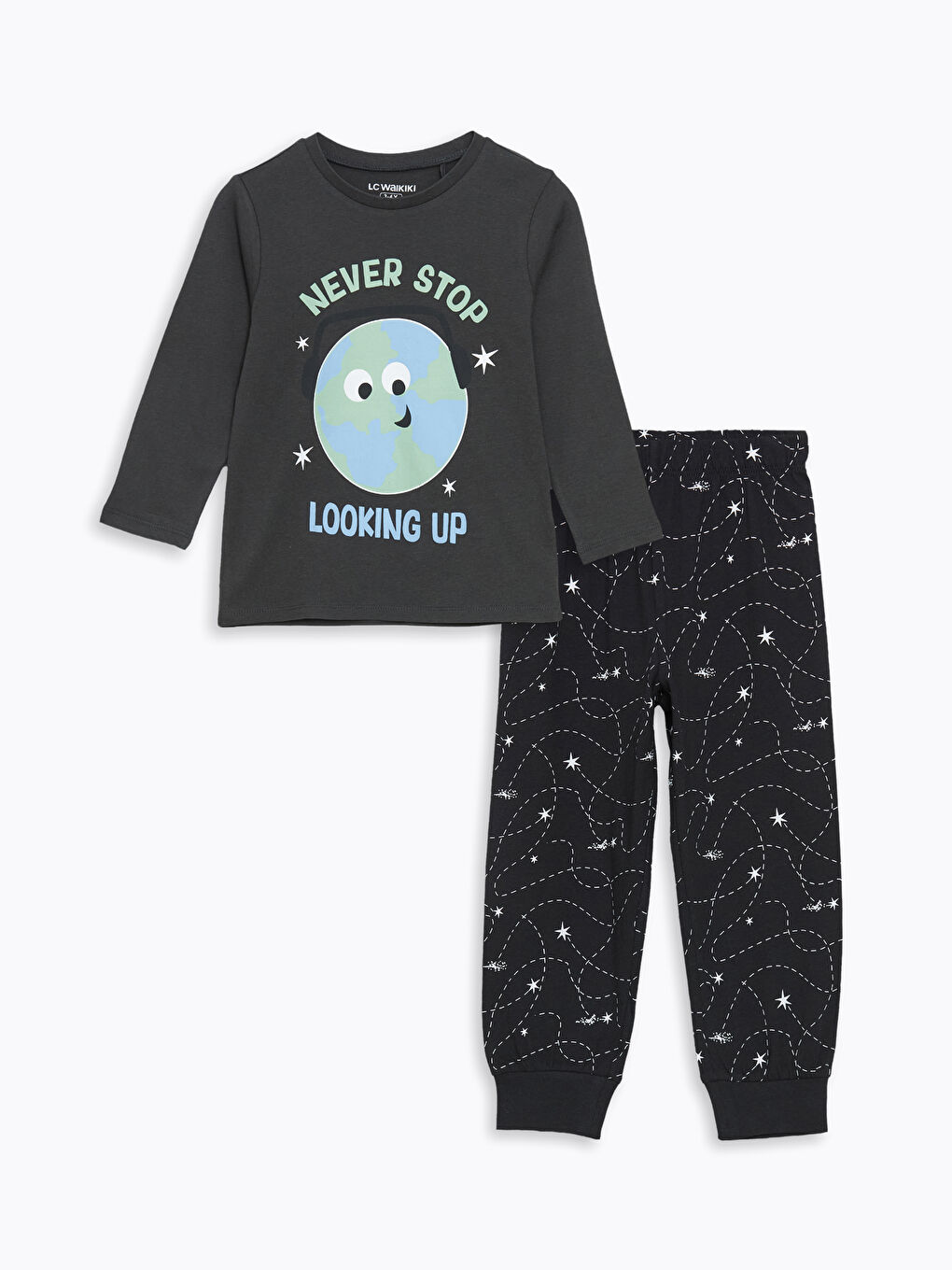 Crew Neck Boys Pajamas Set -S53067Z1-HKT
