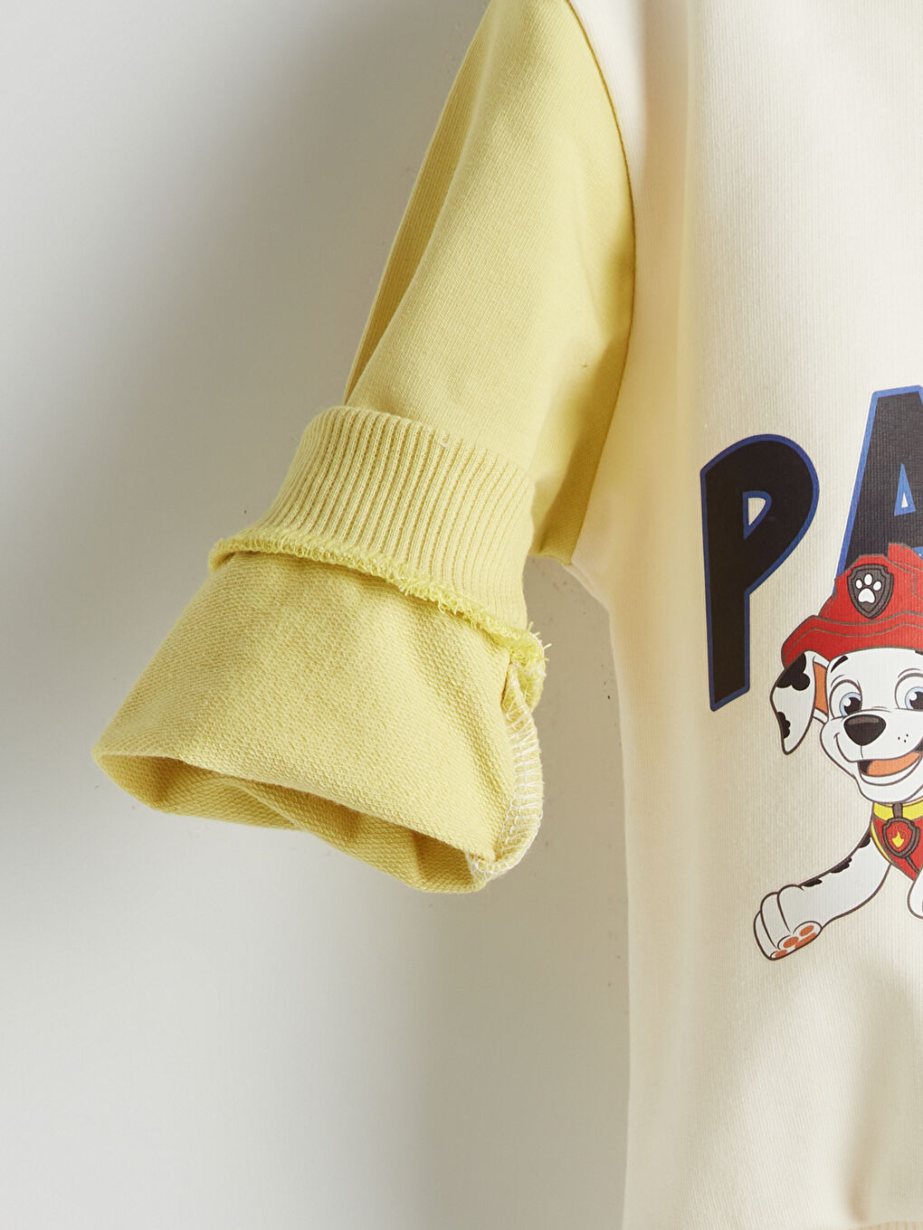 Bej Paw Patrol Baskılı Erkek Bebek Sweatshirt-2