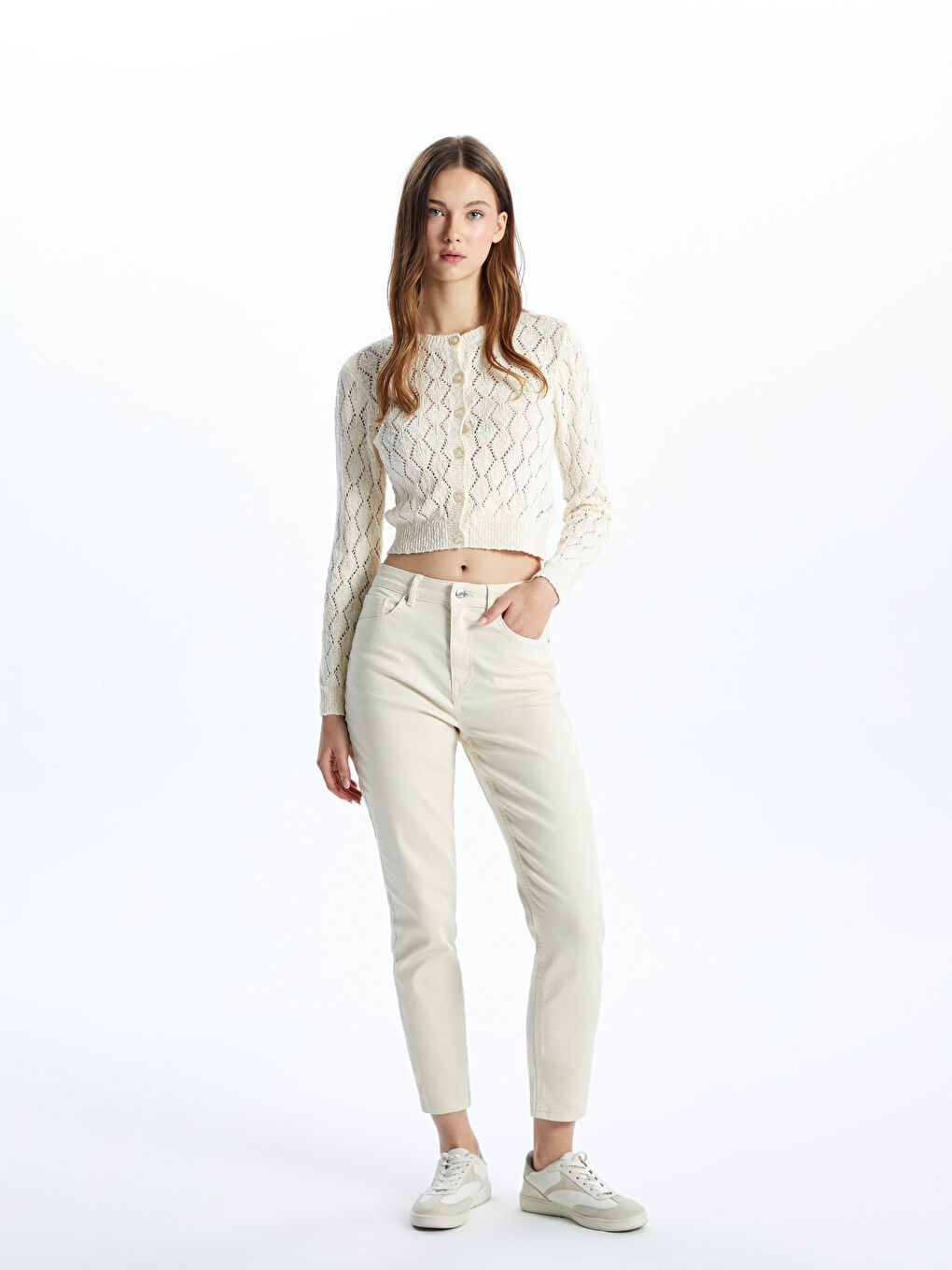XSIDE Farmerke za Žene Mom Fit -S53107Z8-FEU