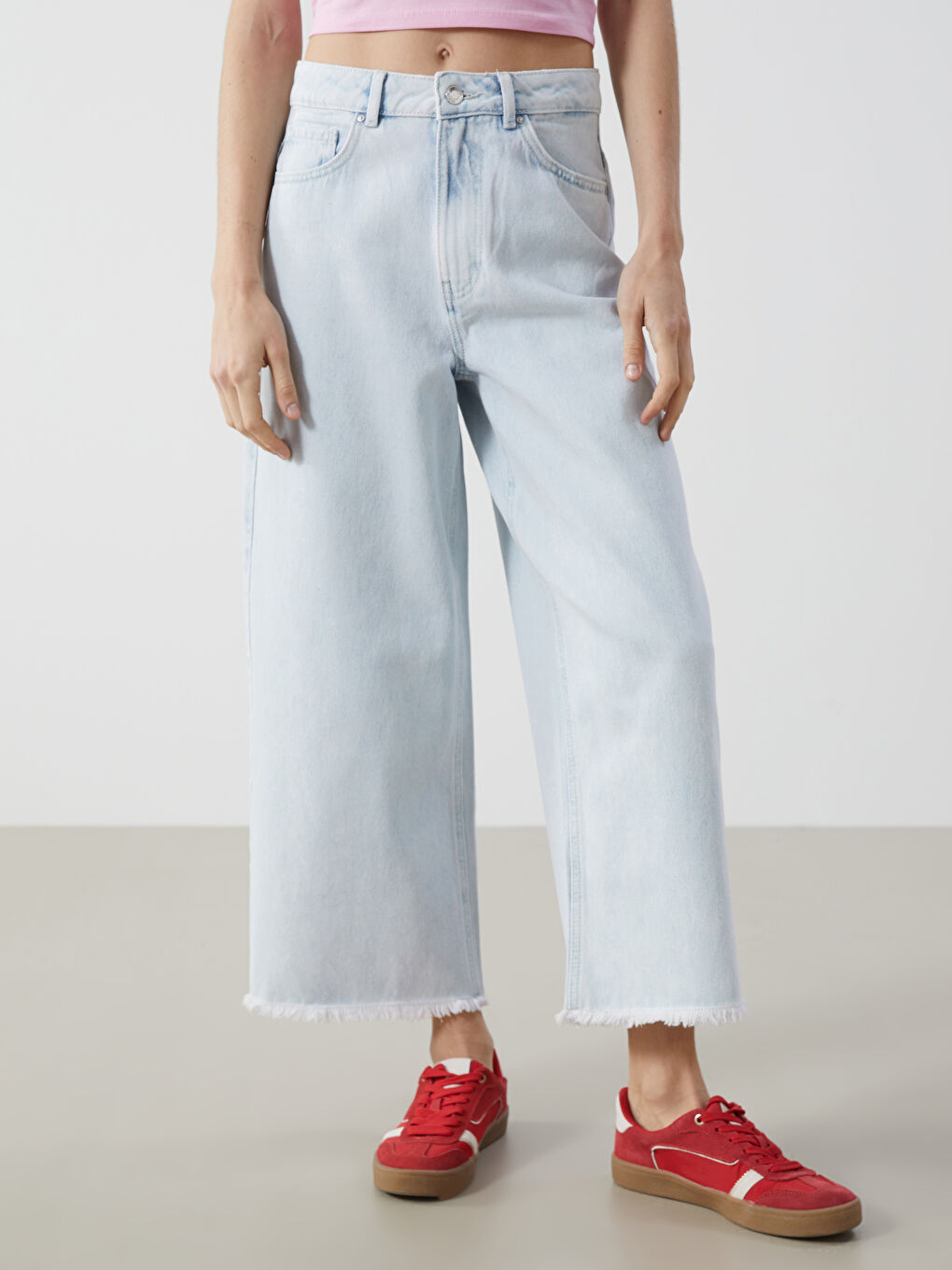 Wideleg Women's Jeans -S53109Z8-S1D