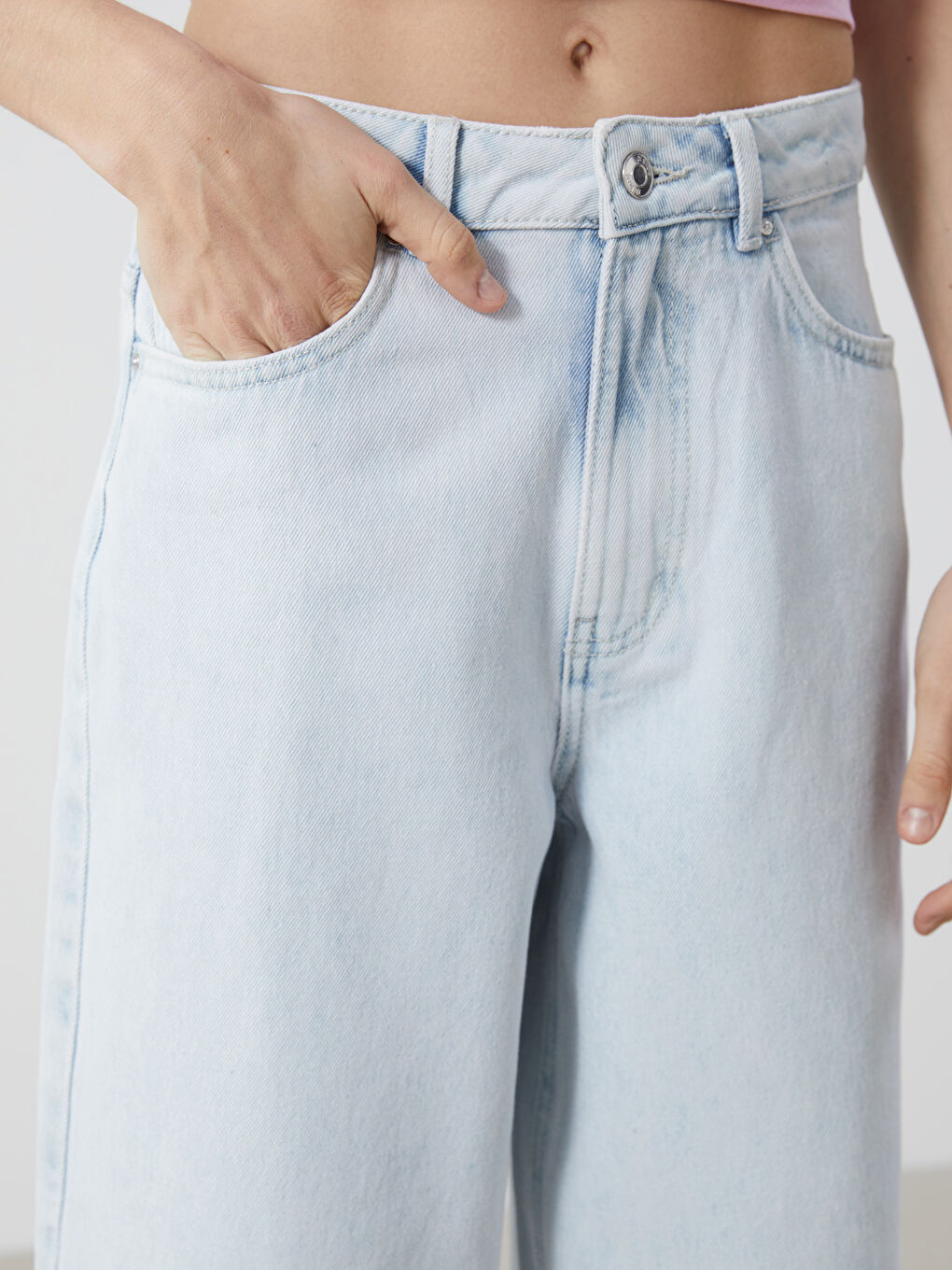 Wideleg Women's Jeans -S53109Z8-S1D