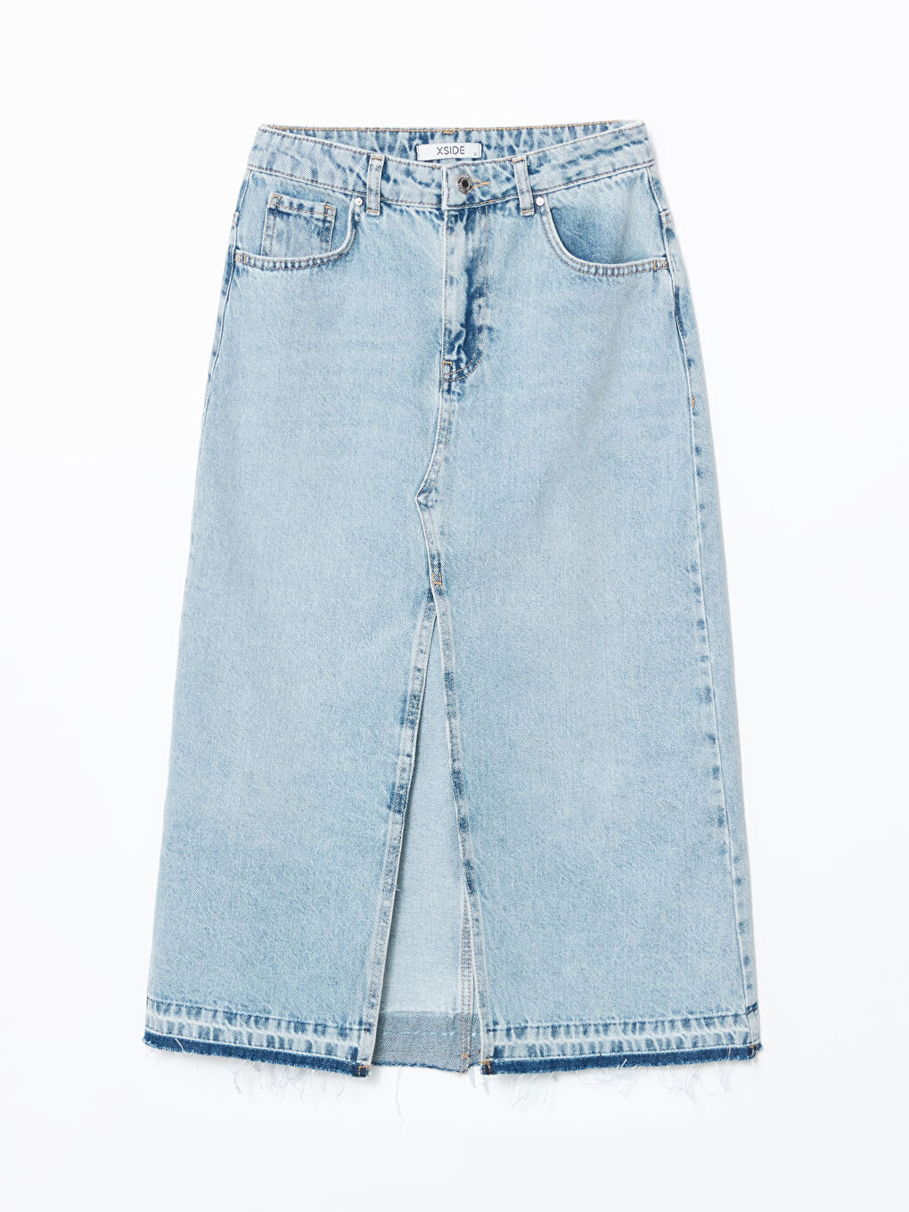 Slim Fit Women Jean Skirt -S53120Z8-S54