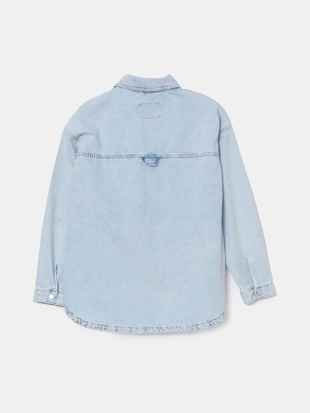 Shirt Collar Women's Jean Jacket -S53124Z8-S54