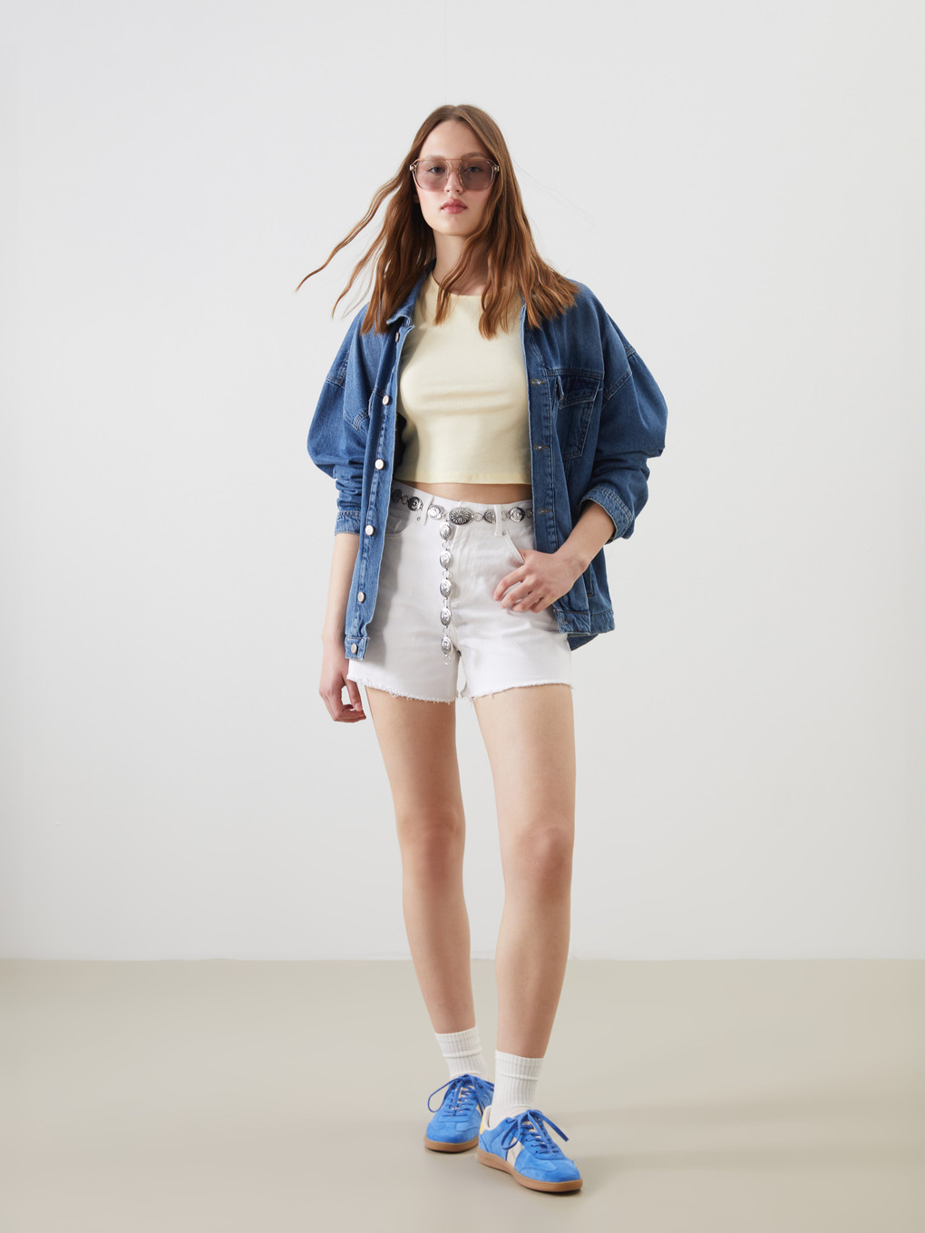 Slim Fit Women's Denim Shorts