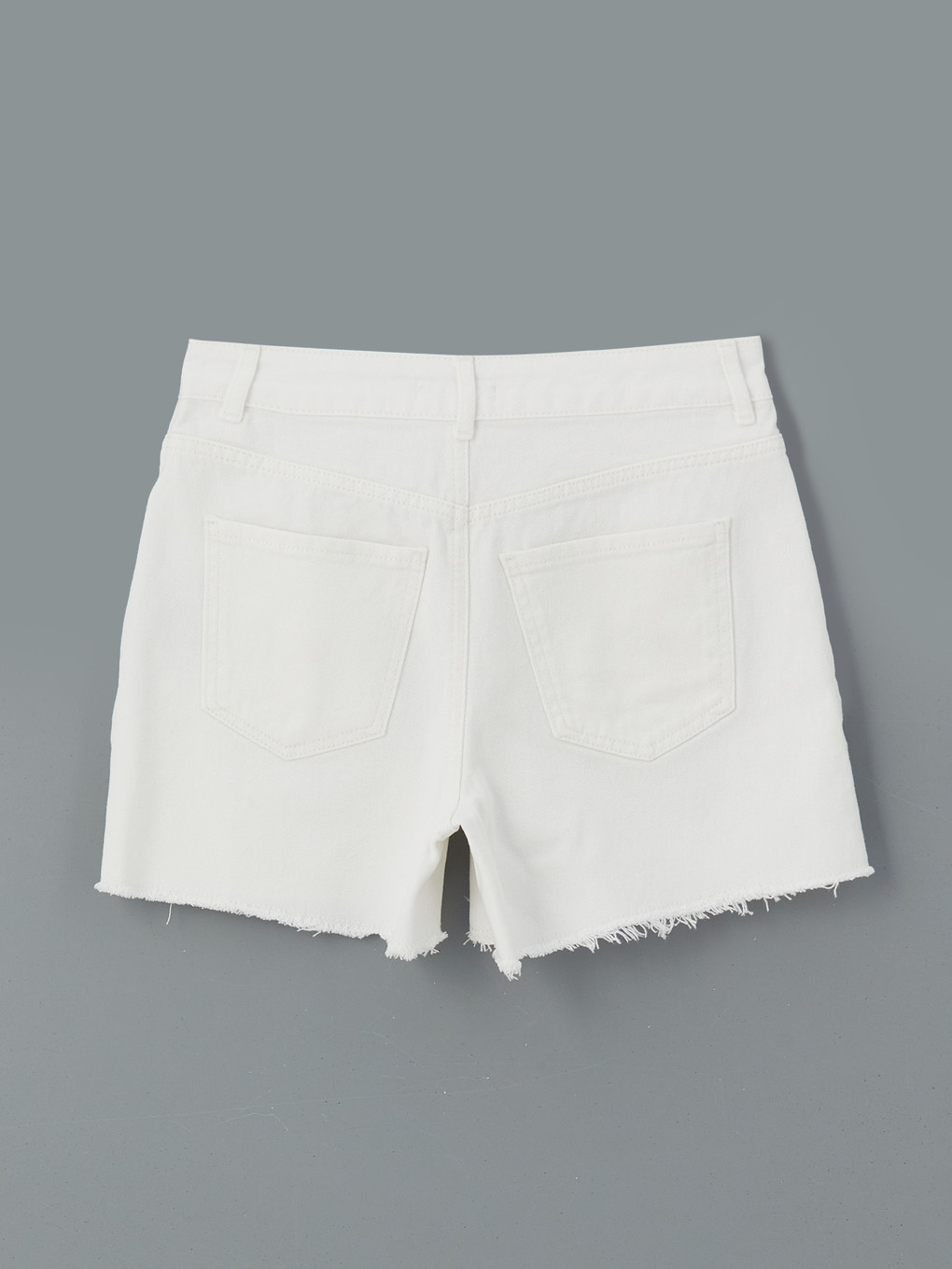 Slim Fit Women's Denim Shorts-5