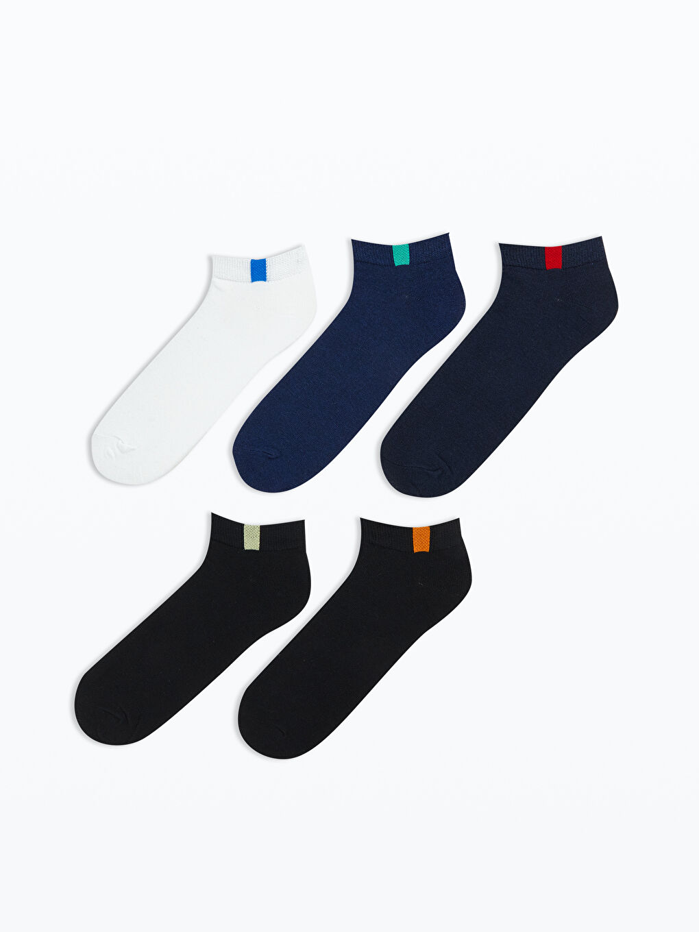 LCW ACCESSORIES Karişik Erkek Patik Çorap 5'li