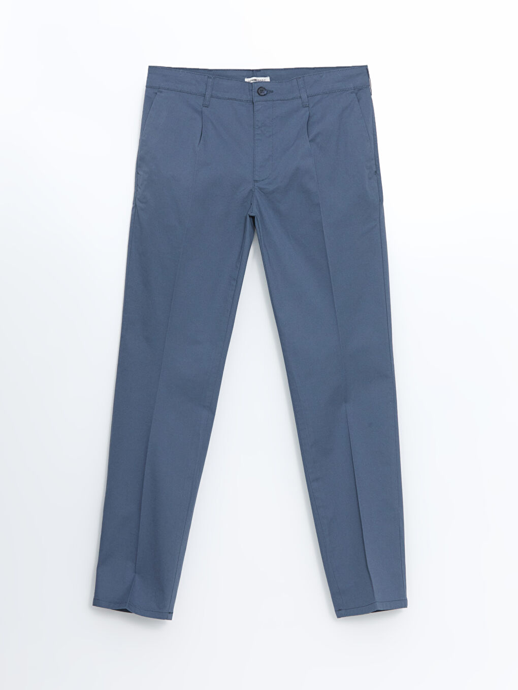 İndigo Standart Kalıp Erkek Pileli Chino Pantolon-4