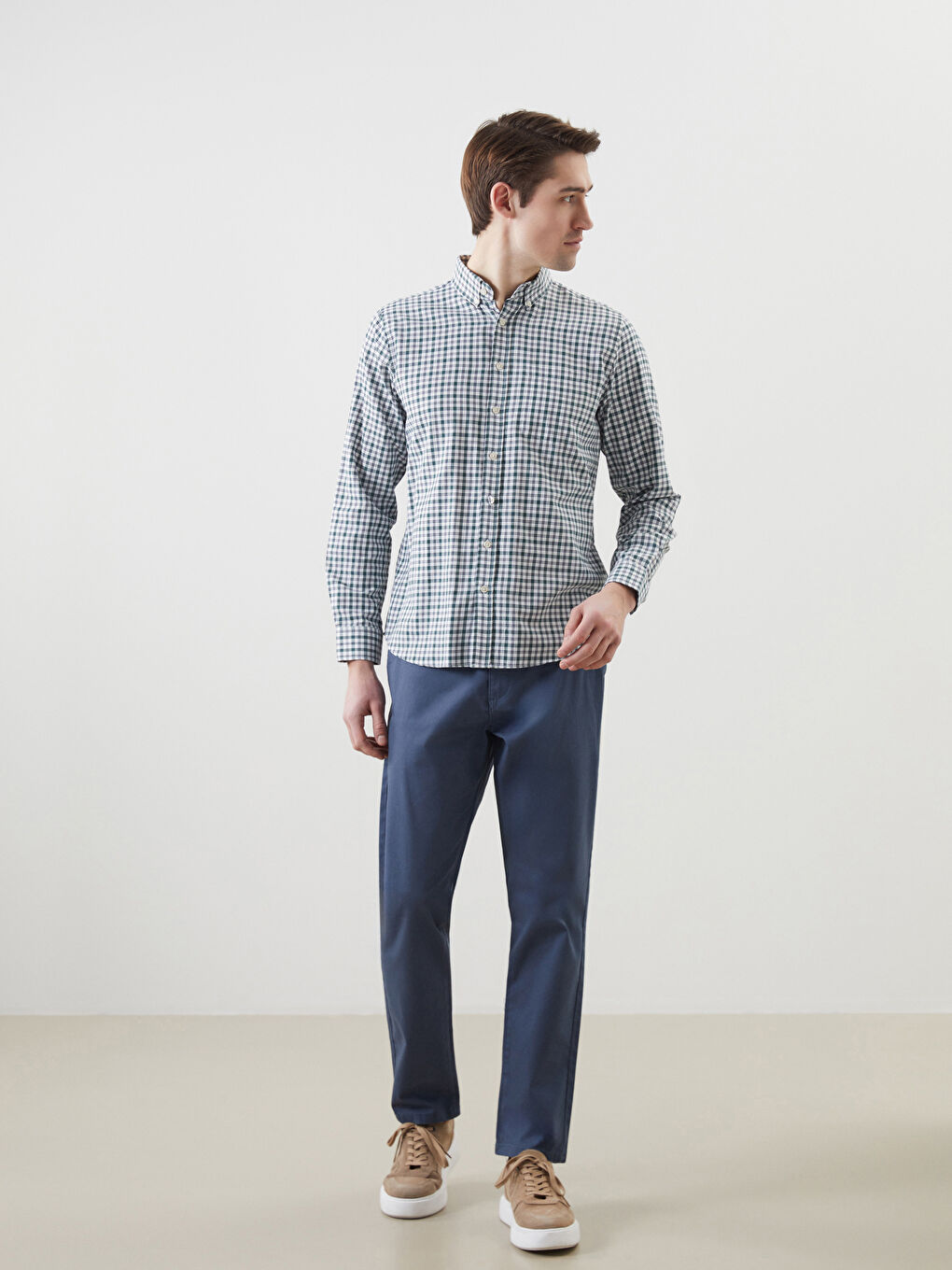 Muške slim-fit chino pantalone -S53169Z8-S2D