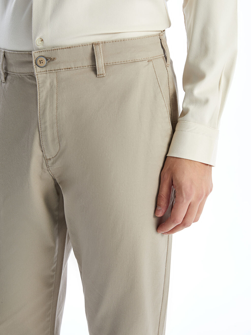 Muške slim-fit chino pantalone -S53169Z8-S2N