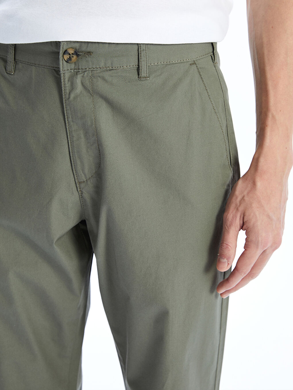 Čino pantalone za muškarce, opuštenog kroja -S53170Z8-F47