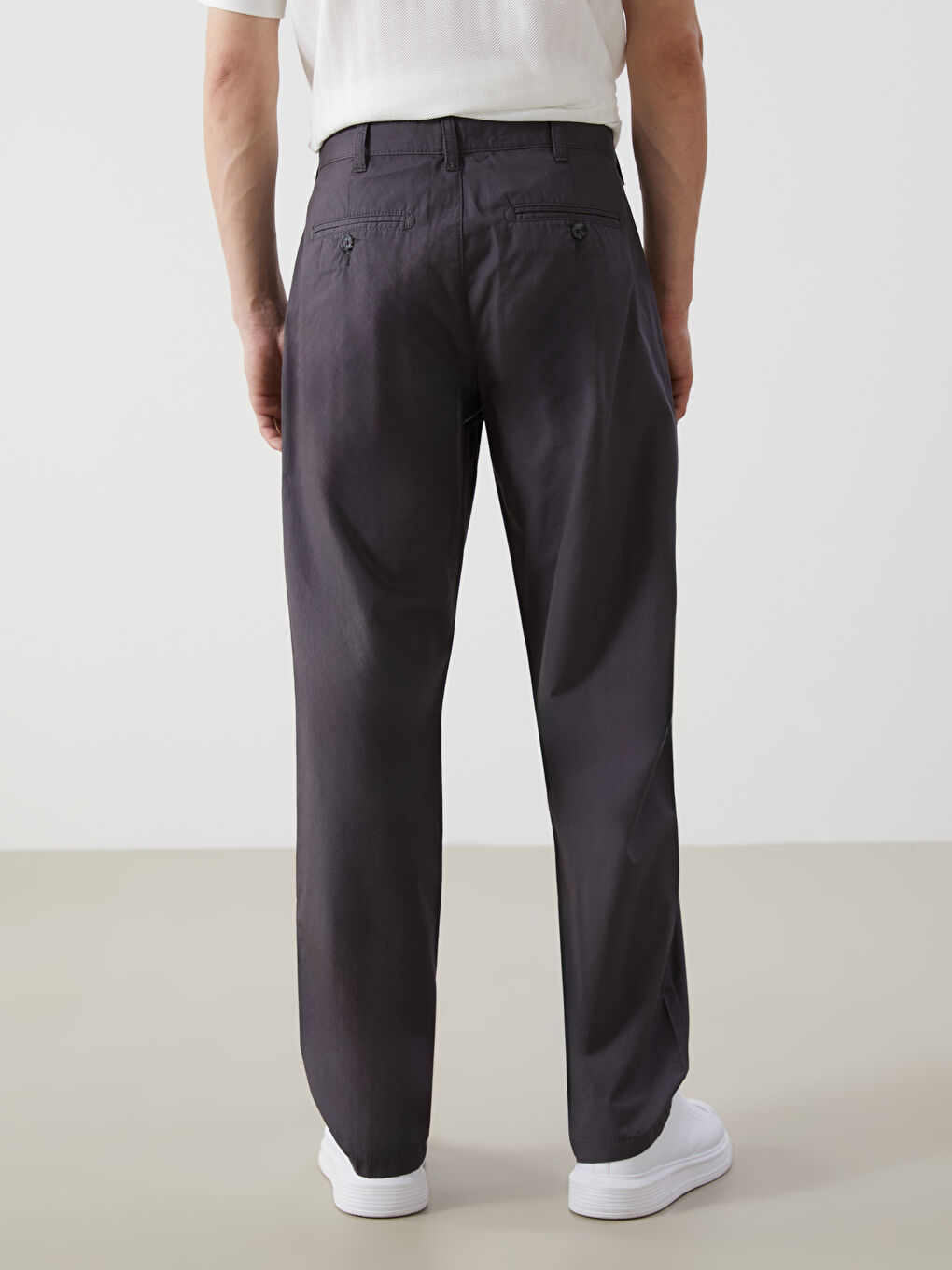 Čino pantalone za muškarce, opuštenog kroja -S53170Z8-JQN