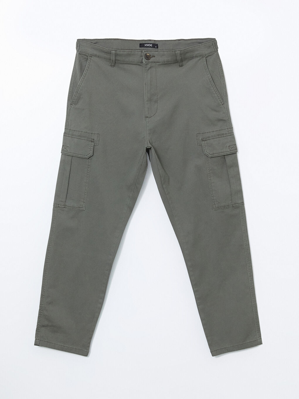 Standard Fit Gabardine Men's Trousers -S53177Z8-YAG
