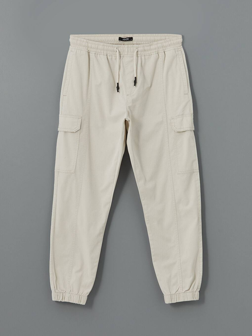 Standard Fit Gabardine Men's Jogger Trousers -S53178Z8-R7Z