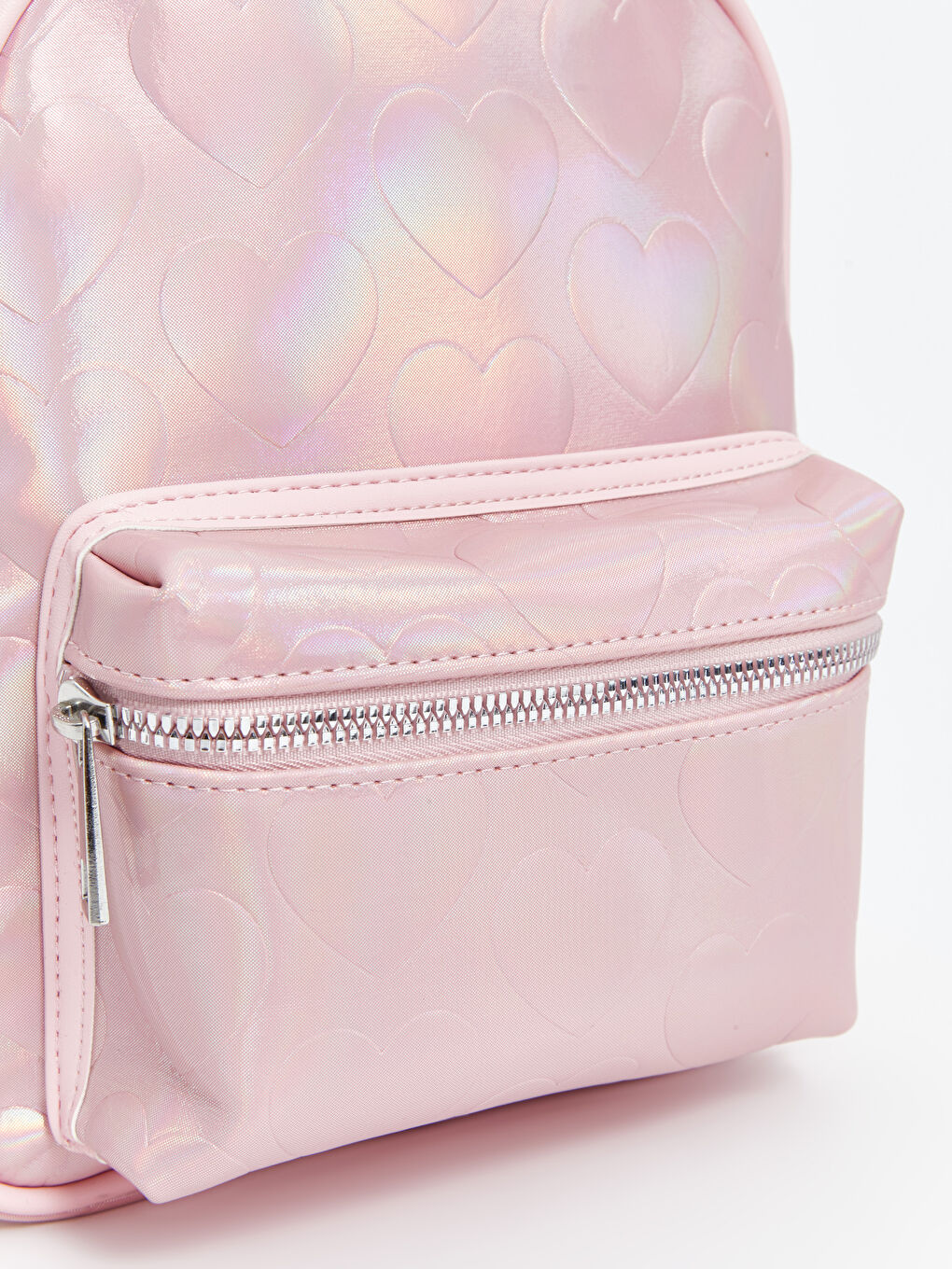 Heart Patterned Girls' Backpack -S53227Z4-DP3