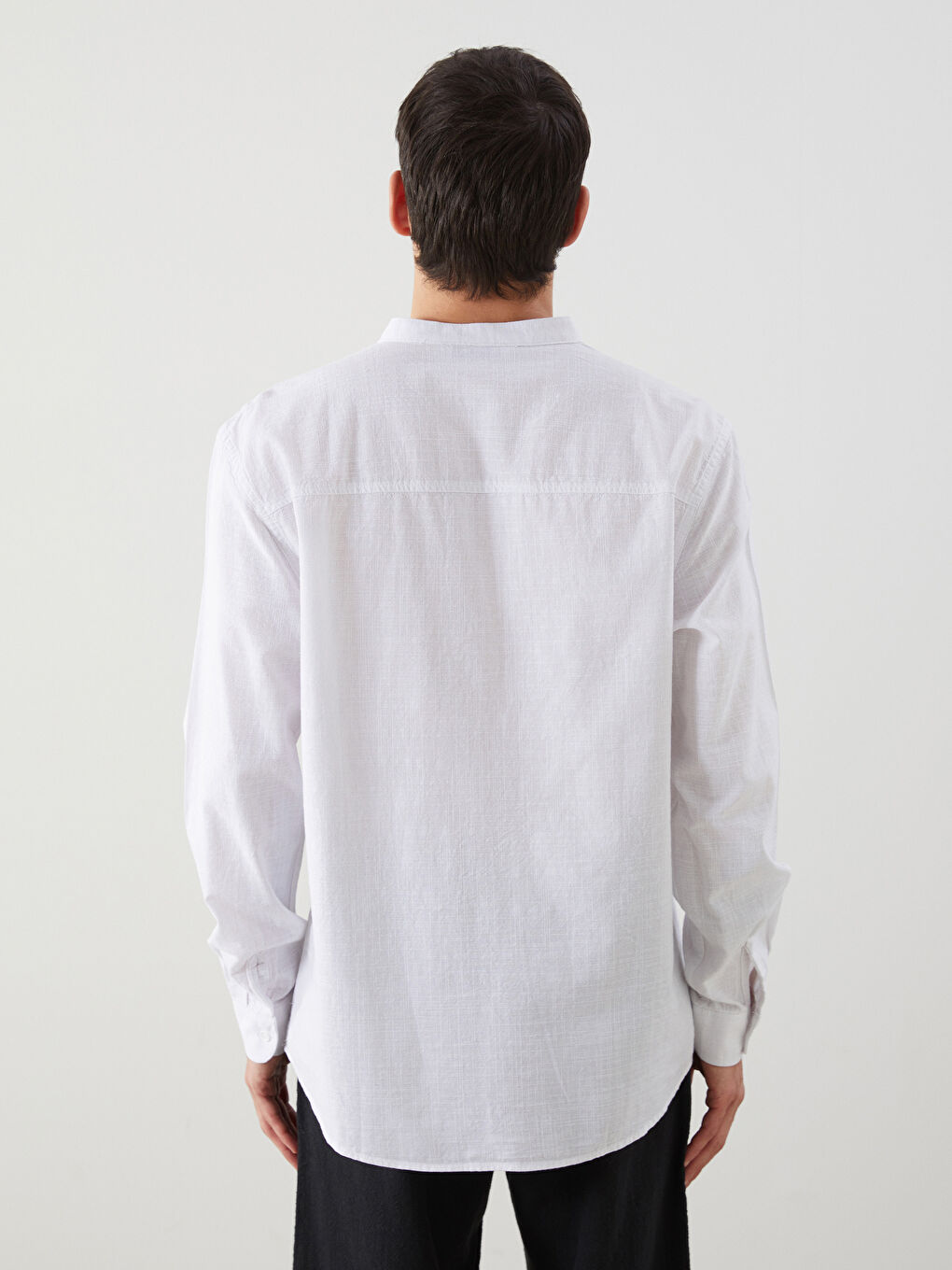 Regular Fit Poplin Buttoned Men's Shirt -S53232Z8-Q6K
