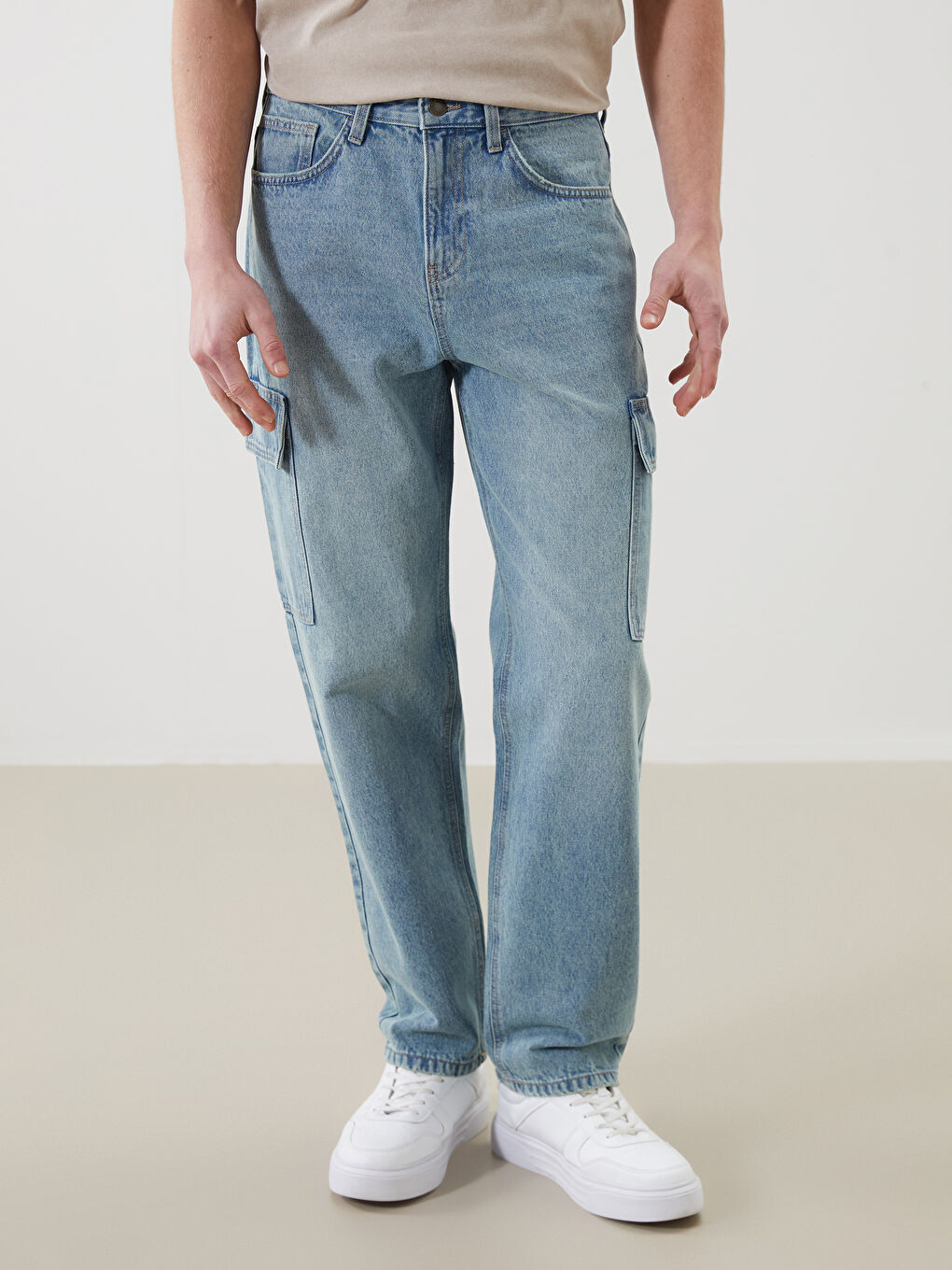 Baggy Fit Men's Jeans -S53316Z8-H45