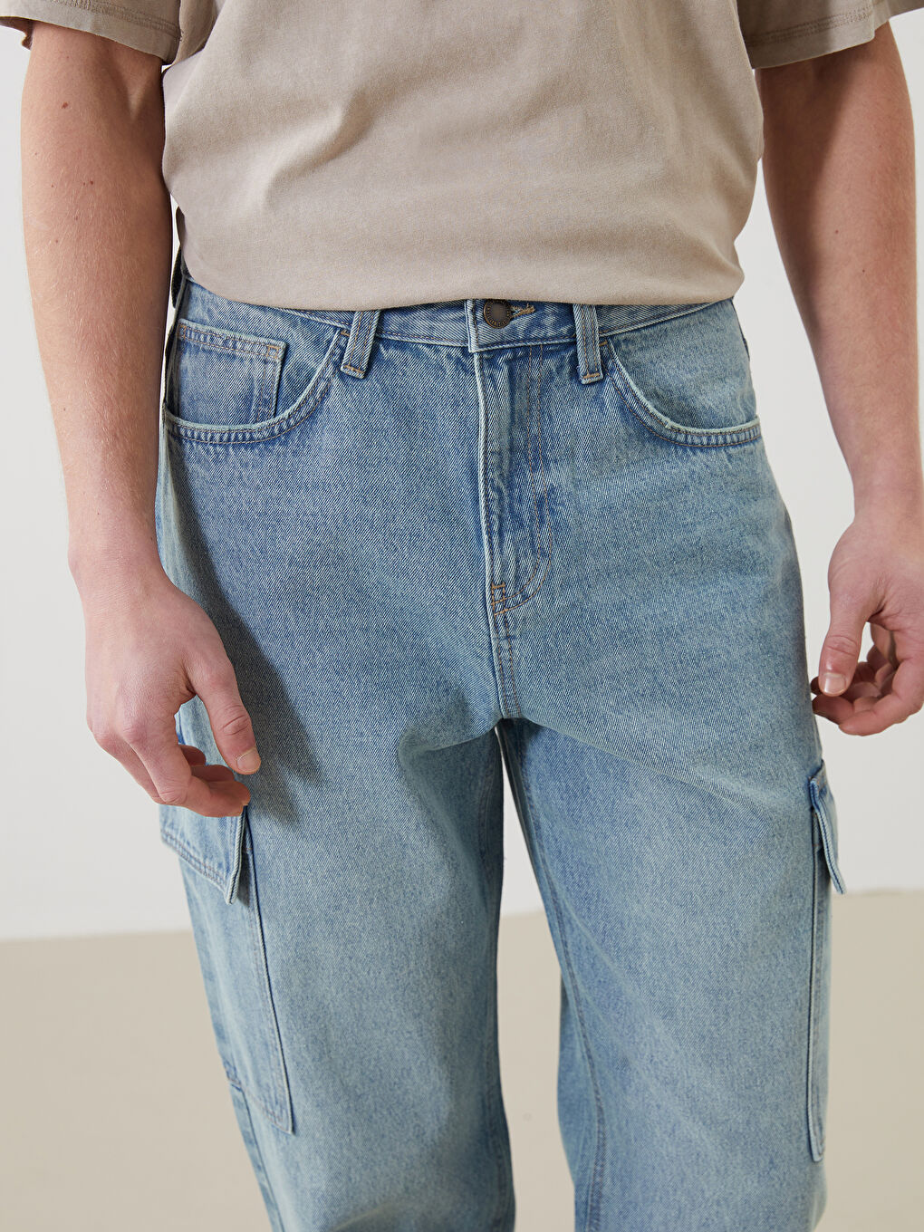 Baggy Fit Men's Jeans -S53316Z8-H45