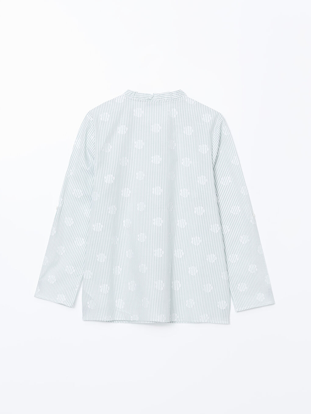 Regular Fit Women's Shirt with Ruching -S53331Z8-LFN