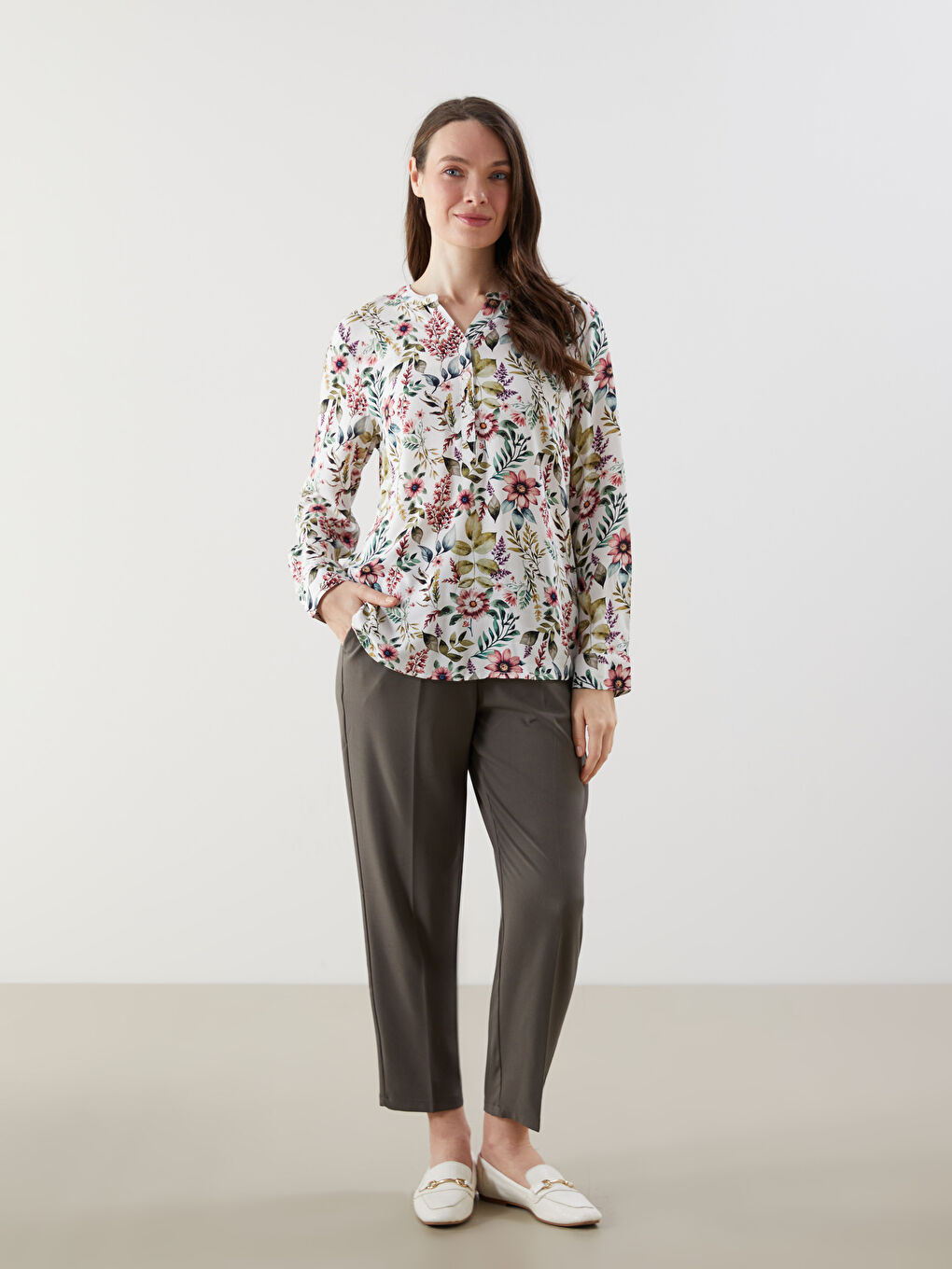 SVETLO BEŽ Bluza Žena -S53332Z8-SWF