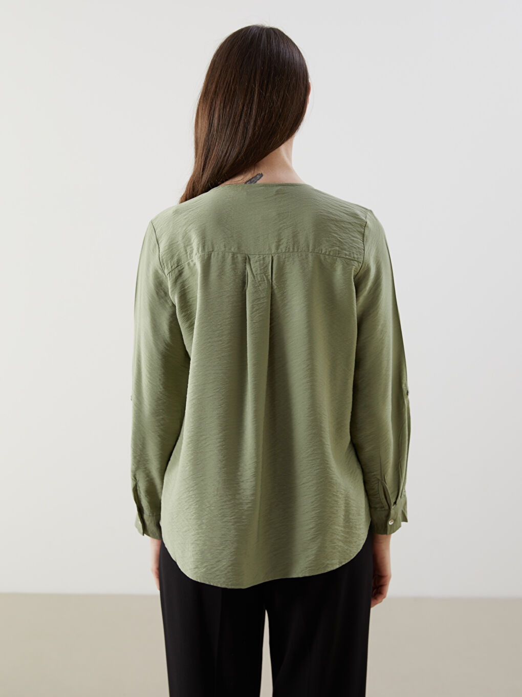 Ženska bluza spuštenih ramena -S53336Z8-HBV