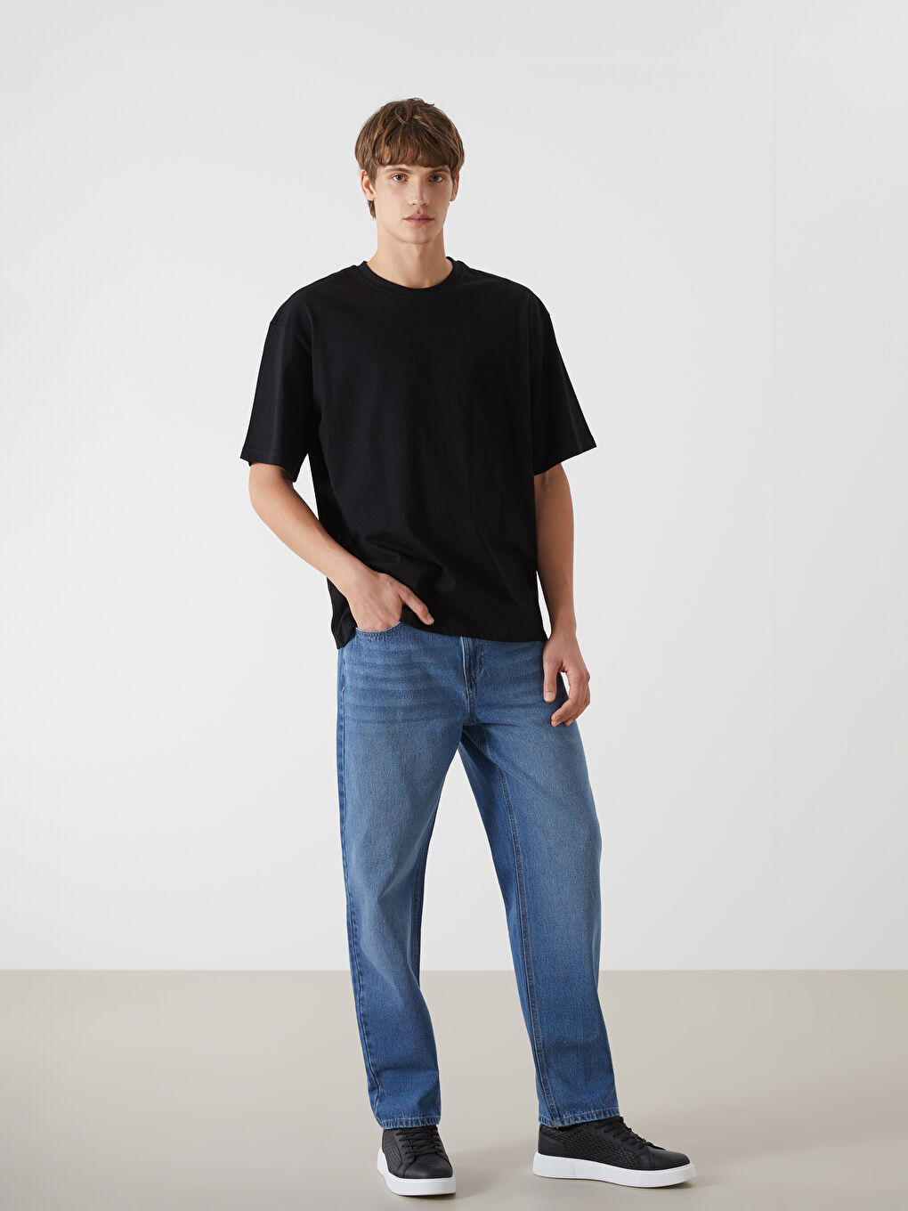 Baggy Fit Men's Jeans -S53364Z8-H45