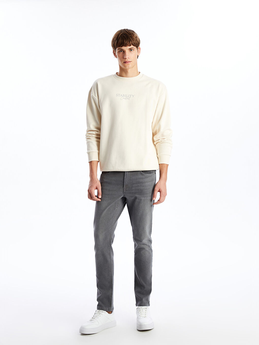 Muške farmerke - slim fit -S53377Z8-GRD