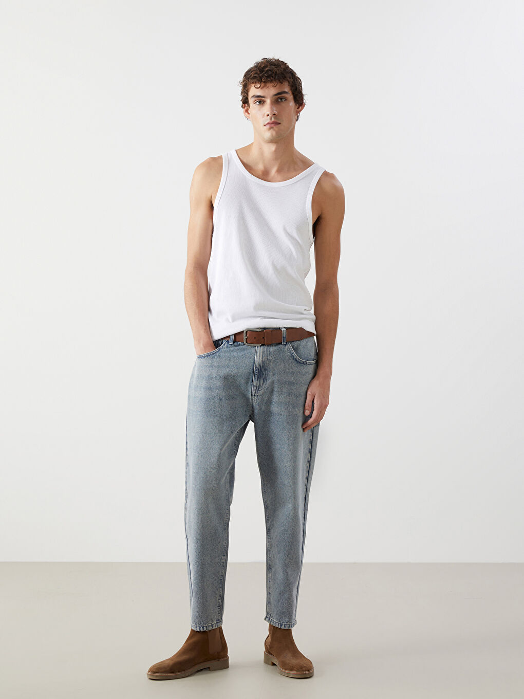LCW Jeans 710 Loose Fit Erkek Jean Pantolon -S53429Z8-GRD