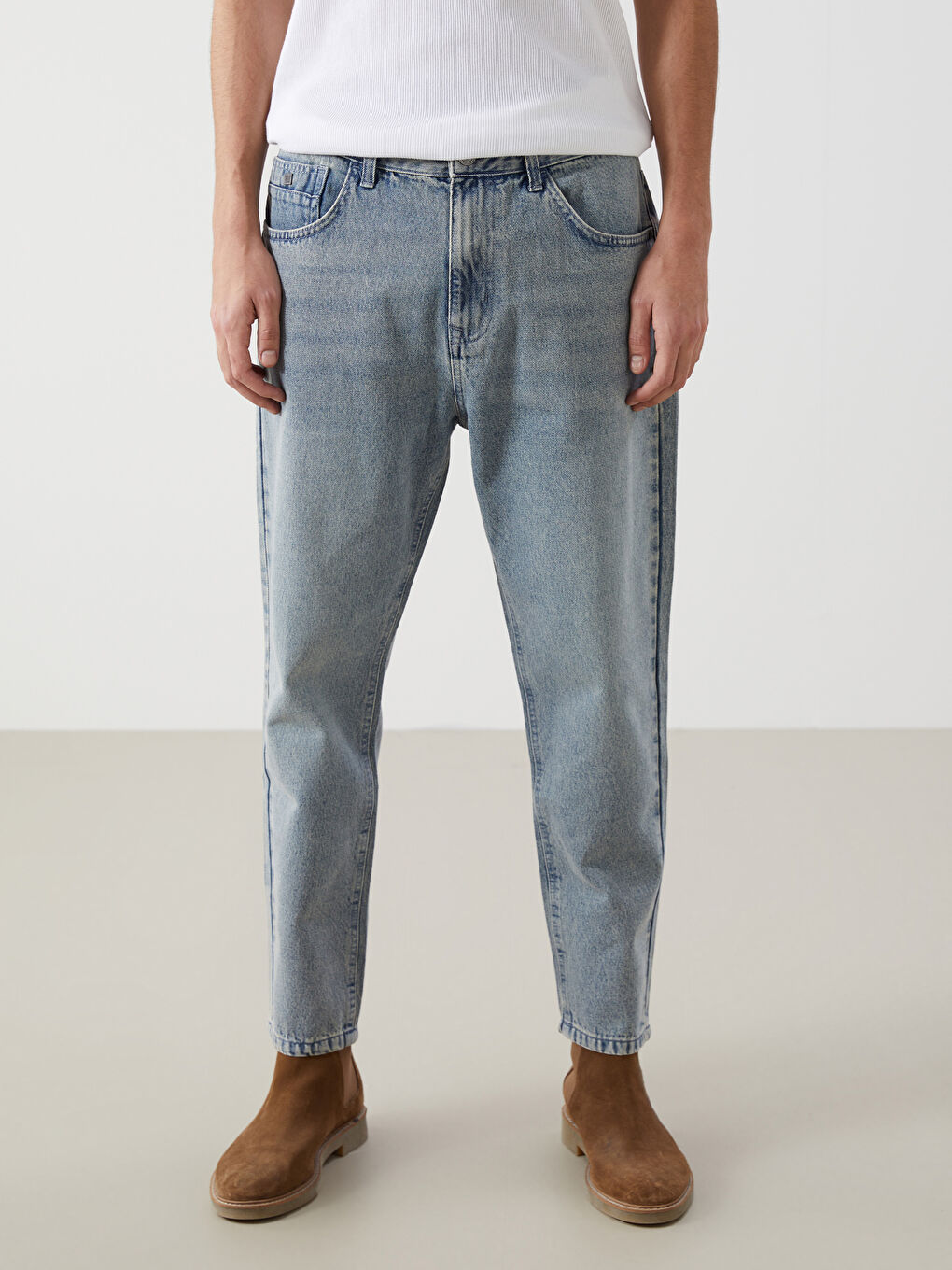 LCW Jeans 710 Loose Fit Erkek Jean Pantolon -S53429Z8-GRD