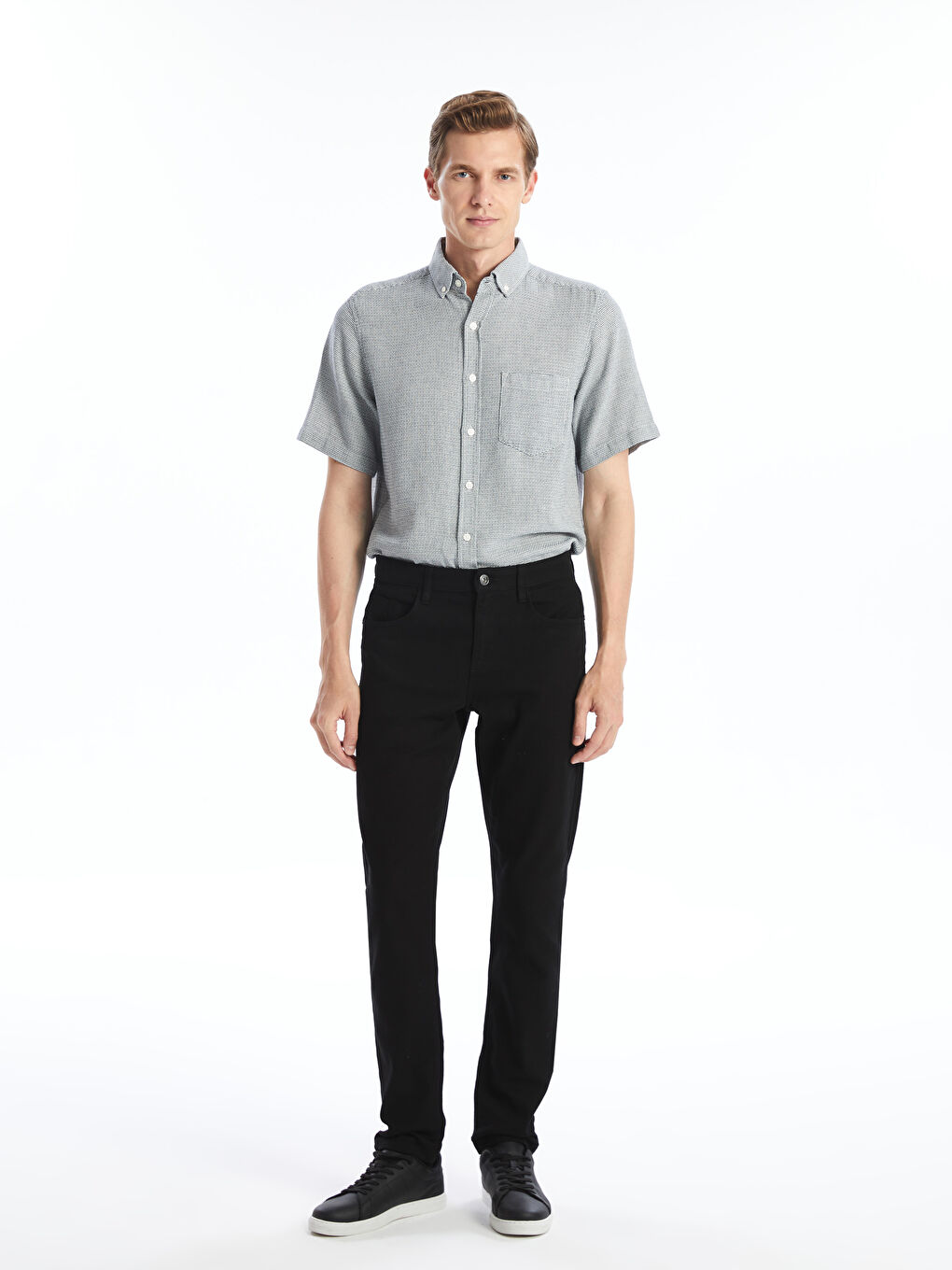 Slim Fit Men's Chino Trousers-1