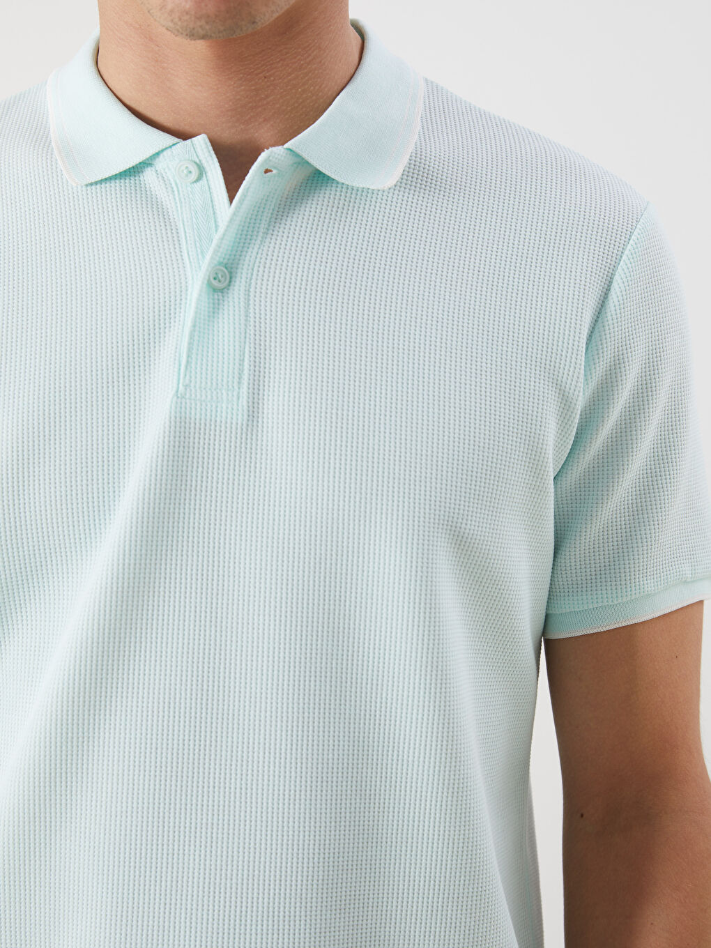 Polo Neck Short Sleeve Men's T-Shirt -S53482Z8-VKW