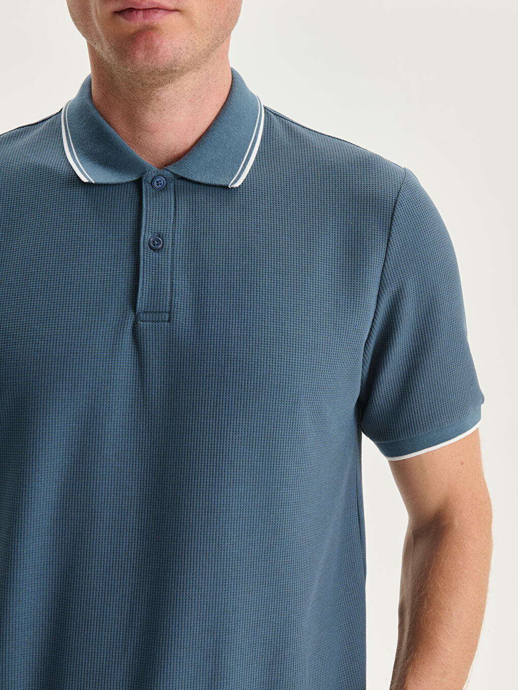 Polo Neck Short Sleeve Men's T-Shirt -S53482Z8-J2H