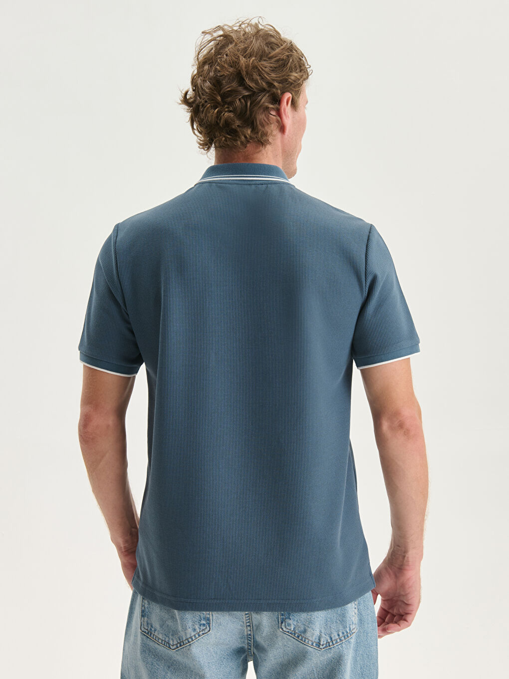 Polo Neck Short Sleeve Men's T-Shirt -S53482Z8-J2H