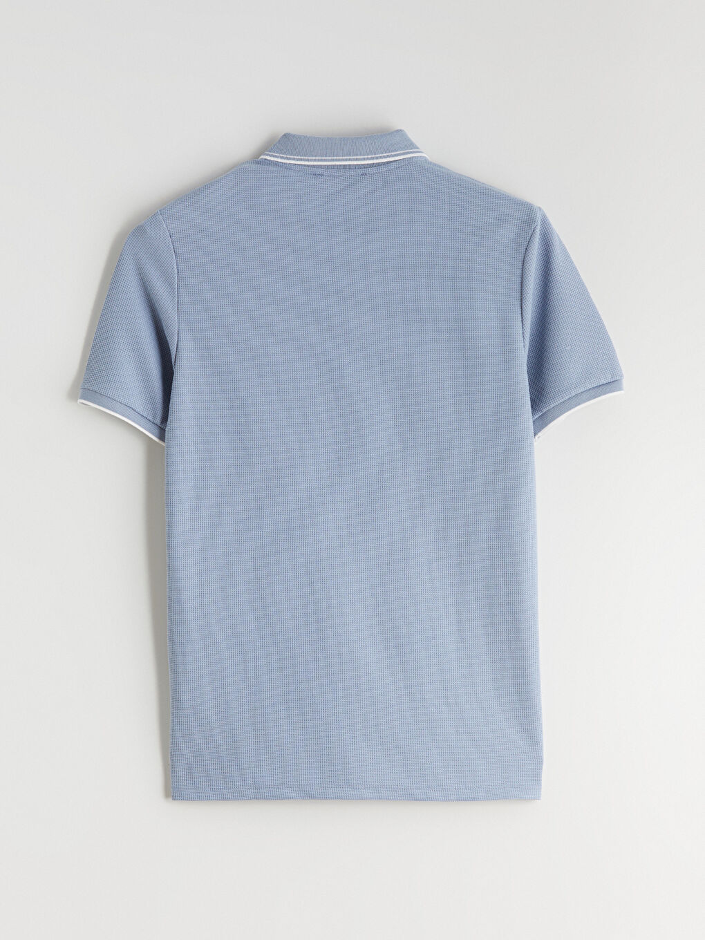 Rollkragen Herren Strukturiertes T-Shirt-5