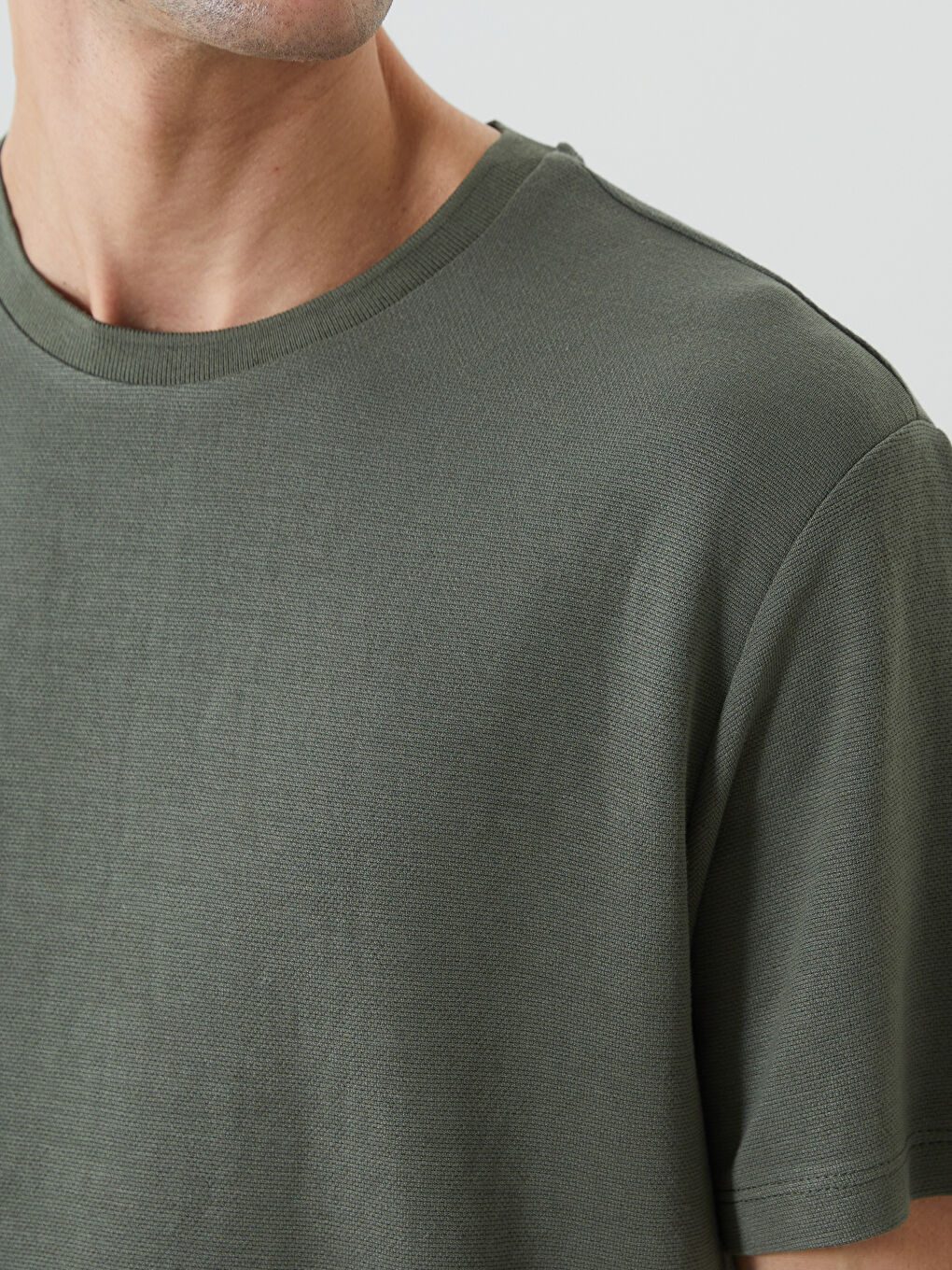 Crew Neck Short Sleeve Men's T-shirt -S53486Z8-PX2